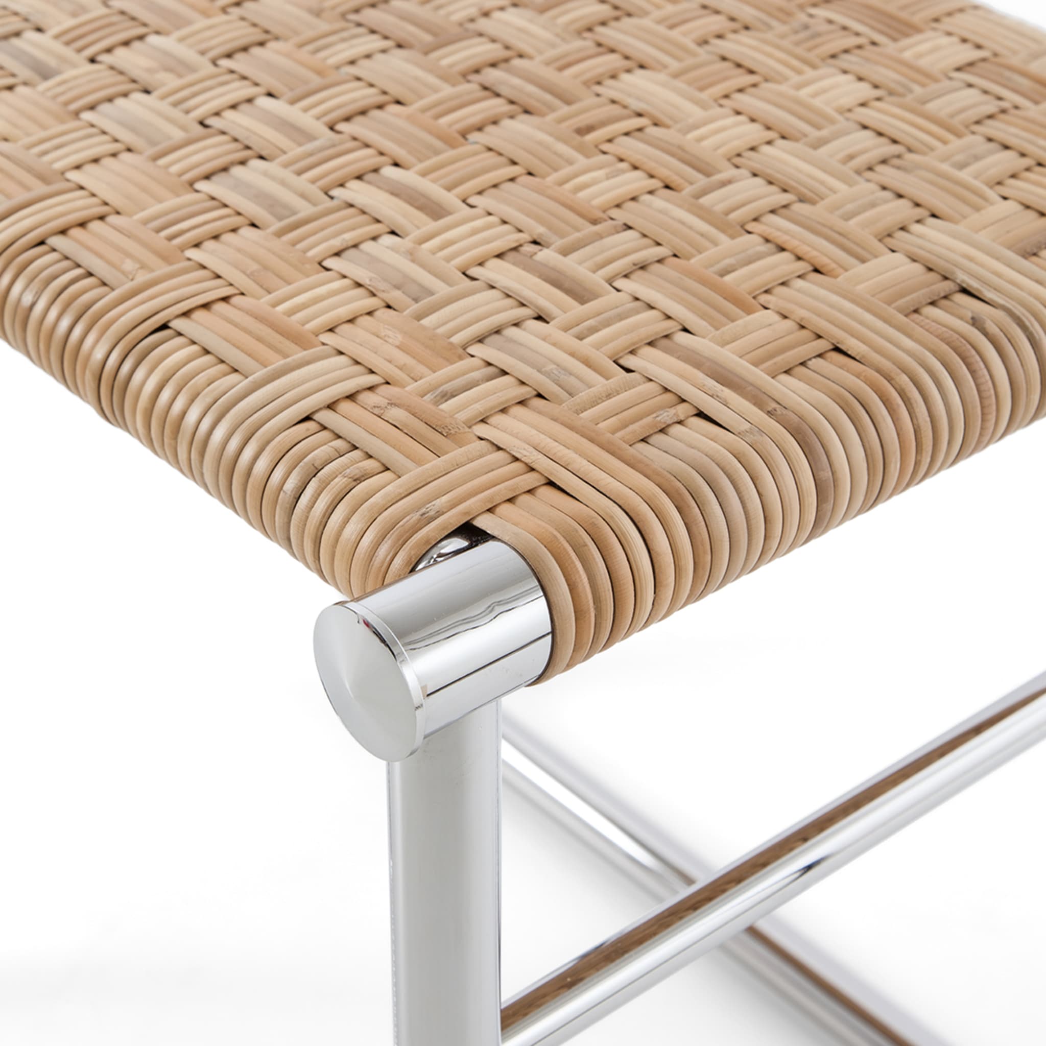 9 Tabouret By Charlotte Perriand - Rattan - Alternative view 3