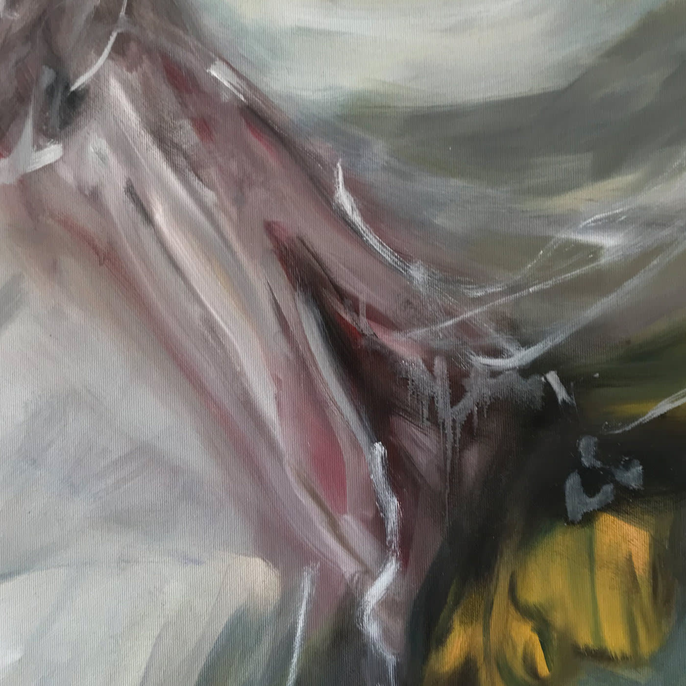 Senza titolo con pittura a olio di Goya - Adriano Annino