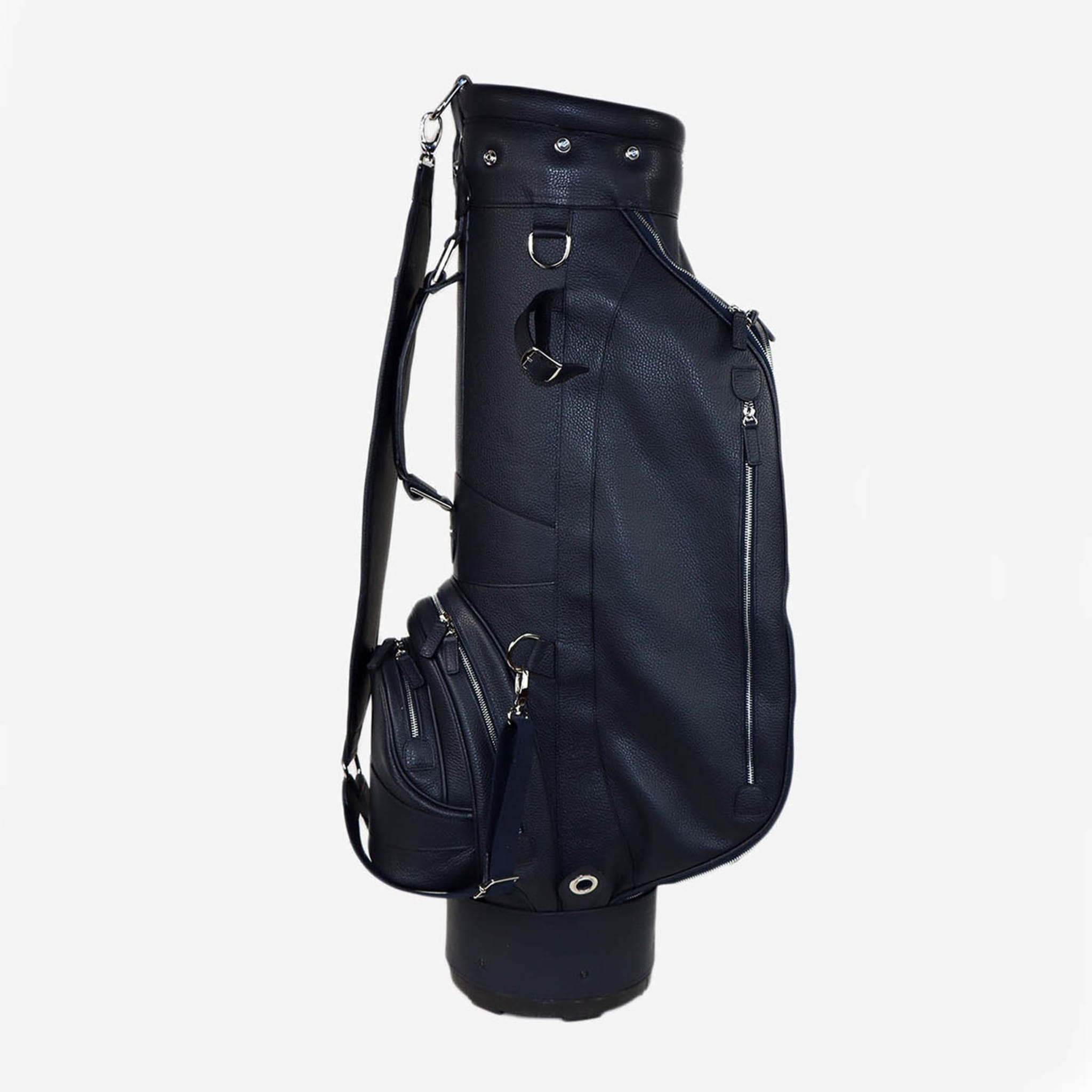 Imperiale Blue Leather Golf Bag - Alternative view 5