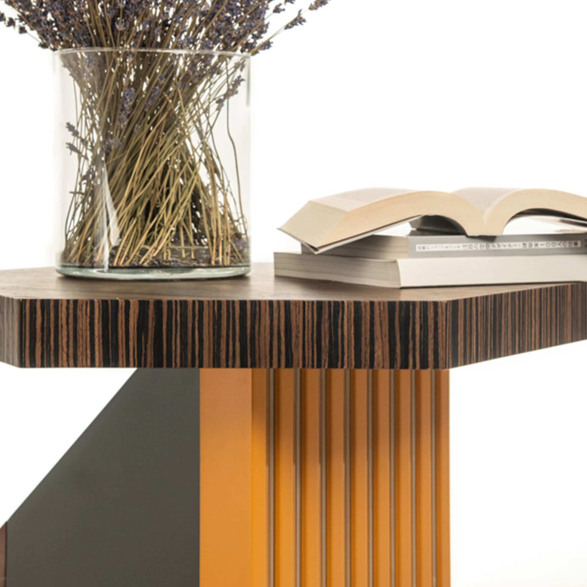 Linosa Ebony and Marble Low Table - Alternative view 2