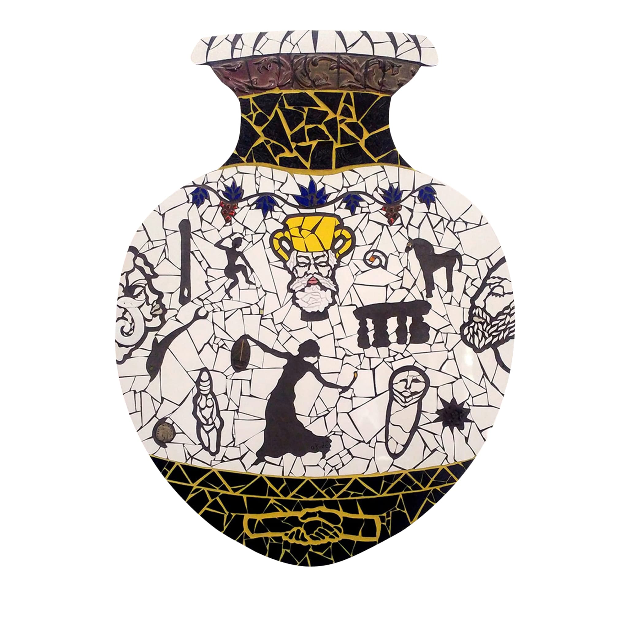 Memorie di Un Vaso Mosaïque sur fer - Vue principale