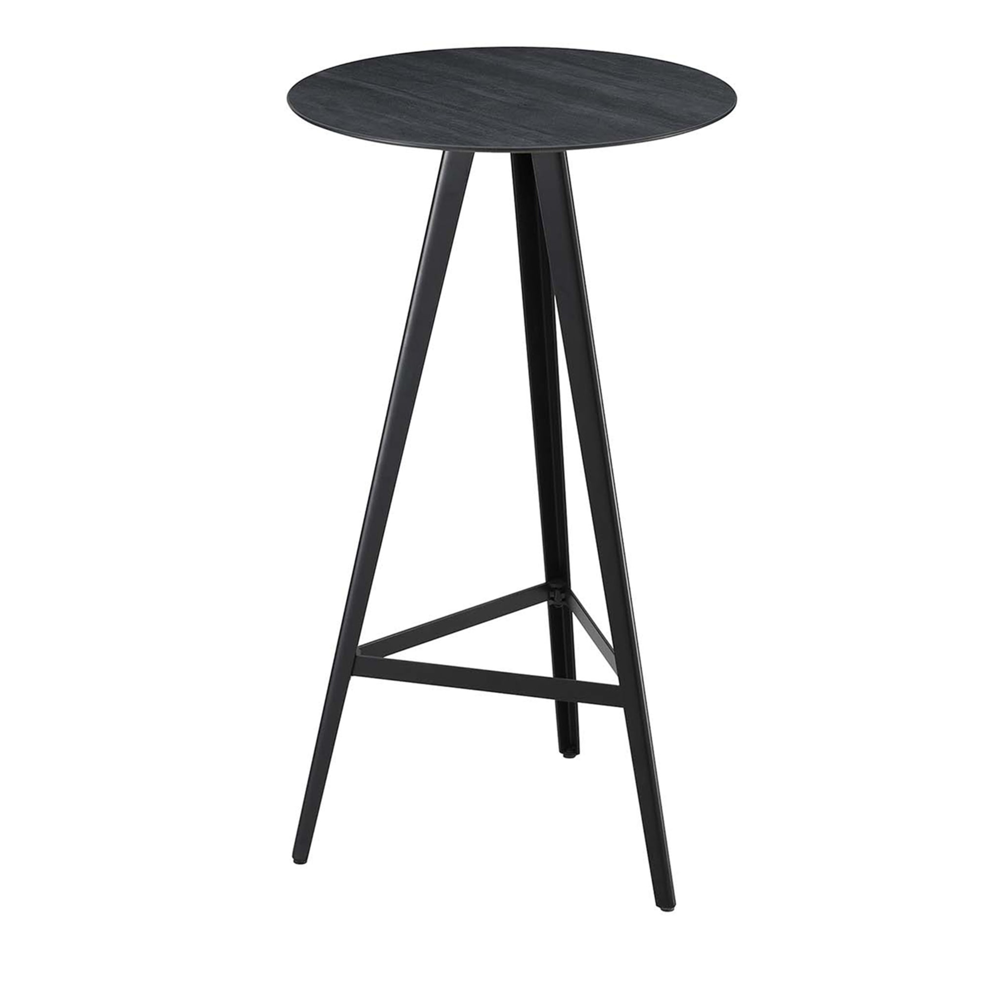 Aky Tall Black Side Table #1 by Emilio Nanni - Main view