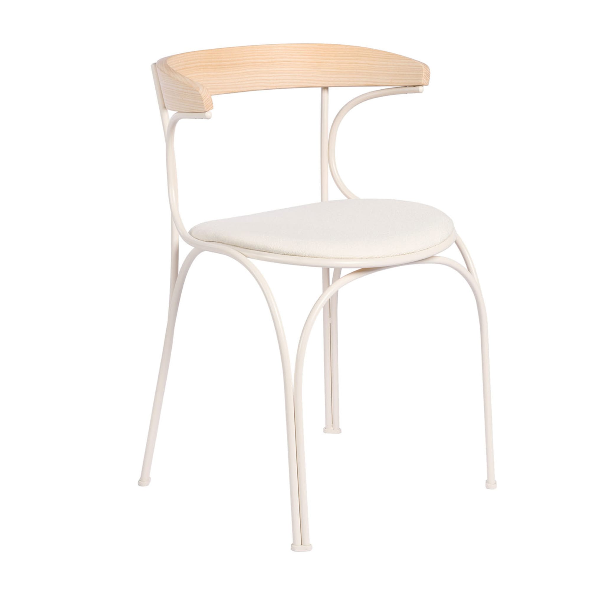 Ample White Chair by Nichetto Studio - Vue principale