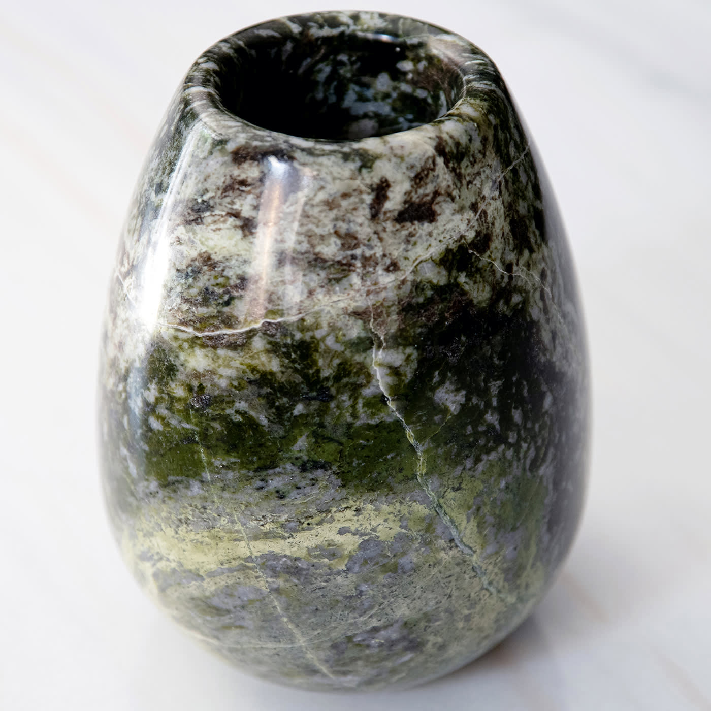 Irish Green Vase by Franco Albini - Officina Della Scala