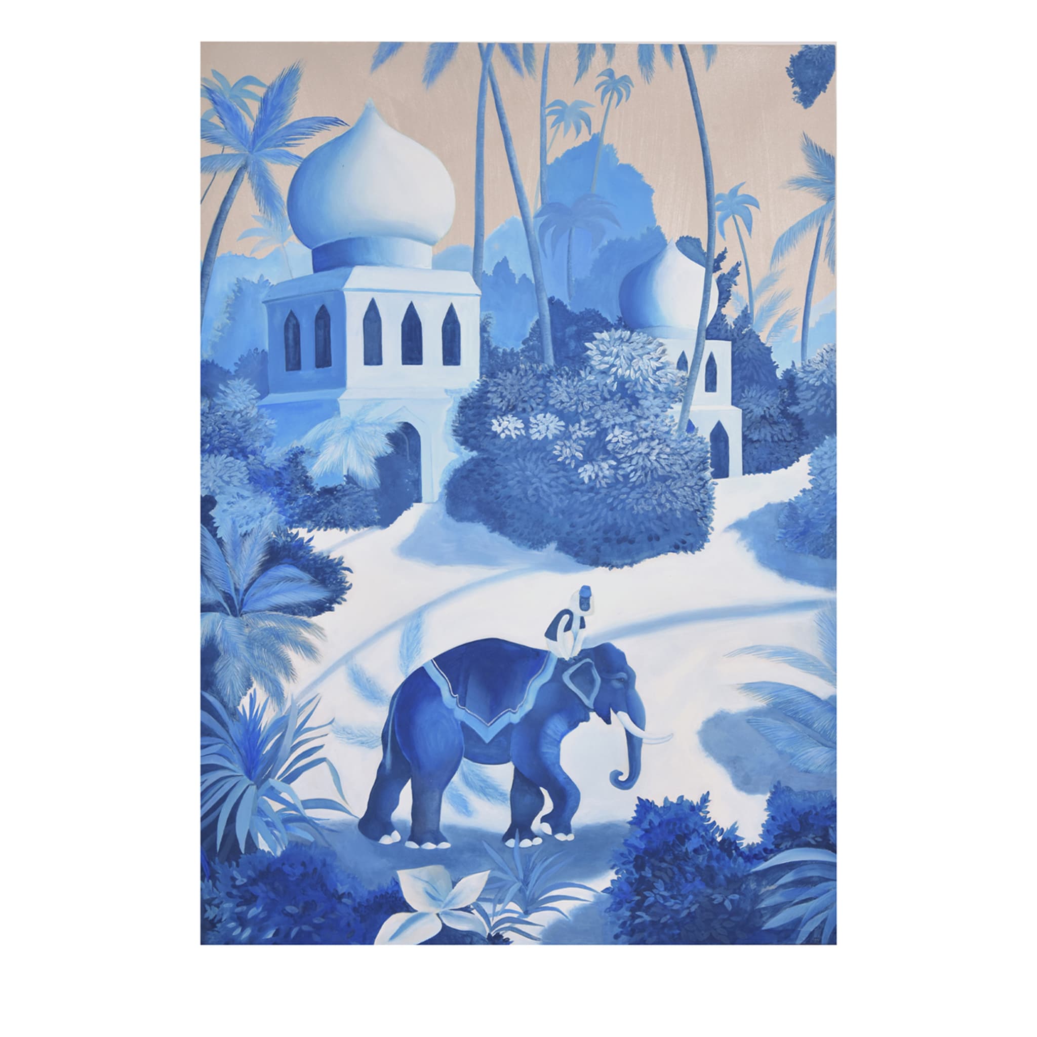 Blue India Wallpaper - Main view