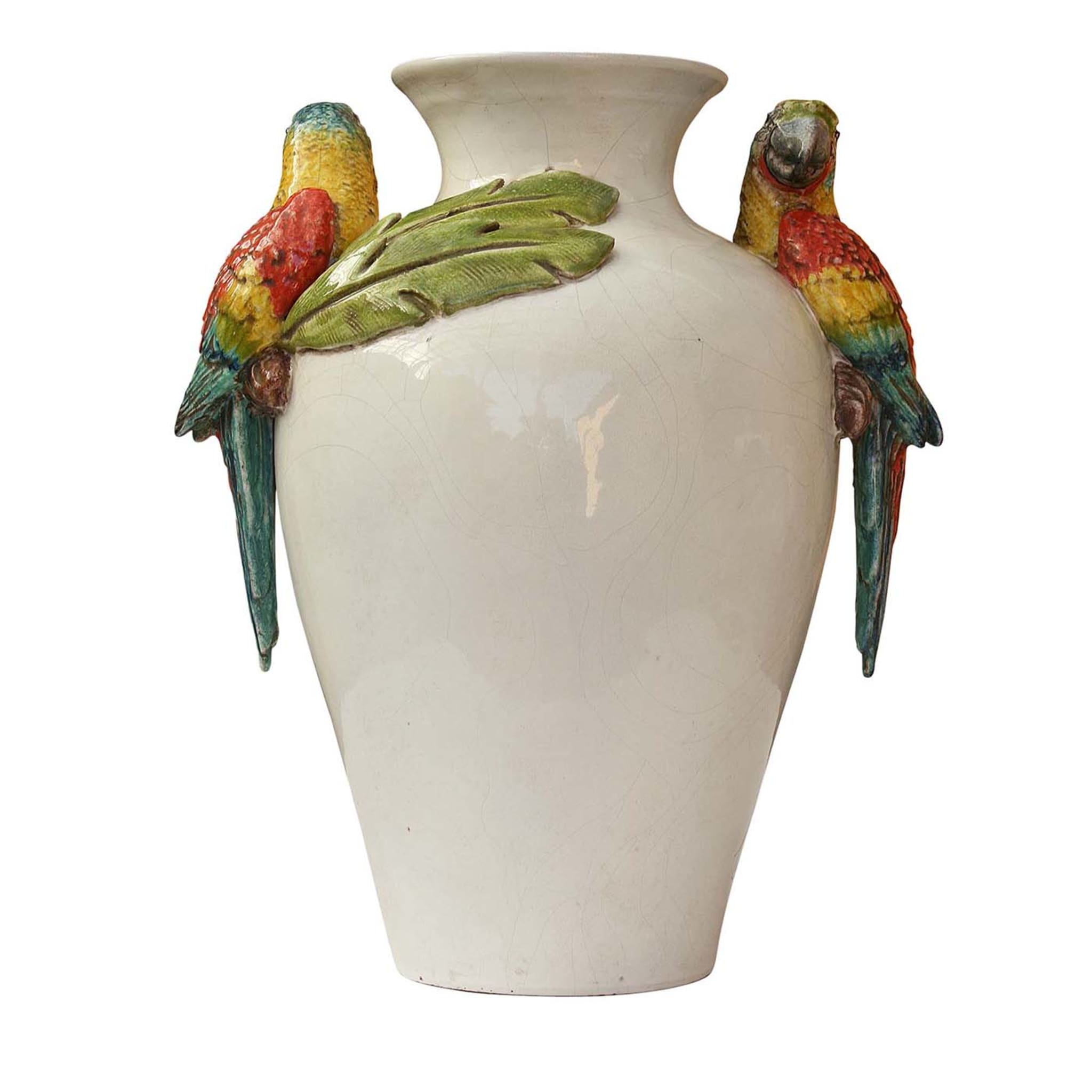 Papageien Vase - Hauptansicht