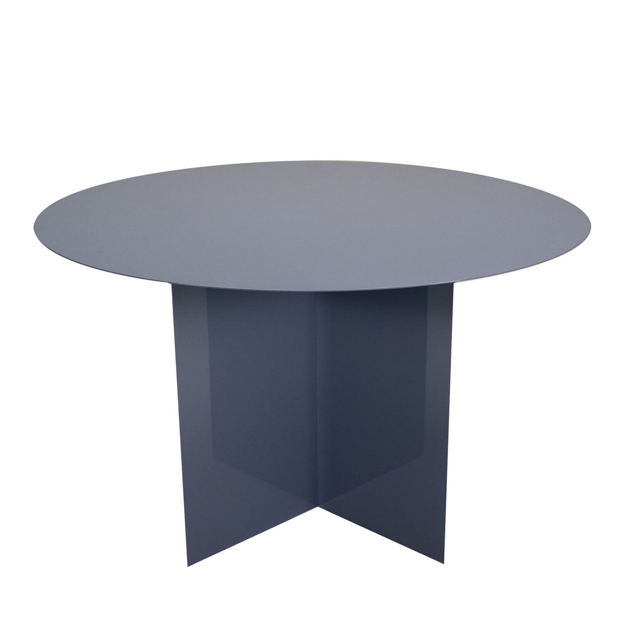 Across Blue Round Dining Table  - Main view