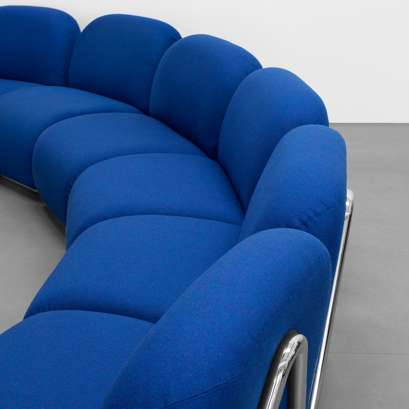 Victoria 6-Seater Modular Blue Sofa by David/Nicolas - Tacchini