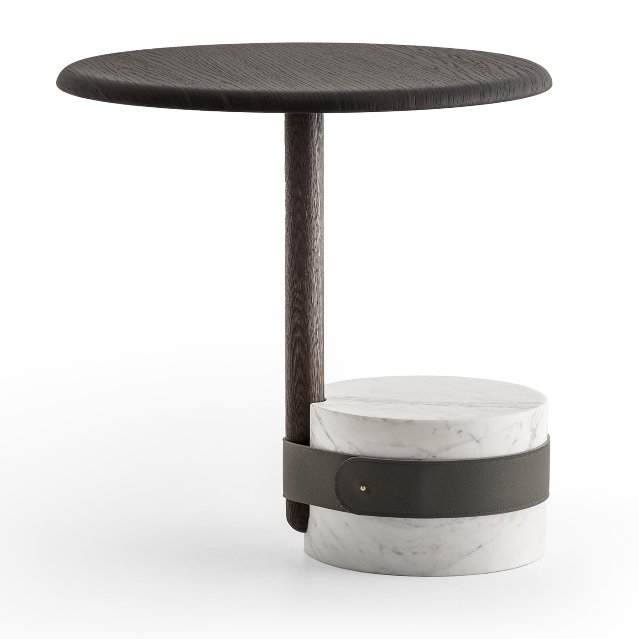 Champignon Tall Carrara & Oak Coffee Table - Alternative view 3