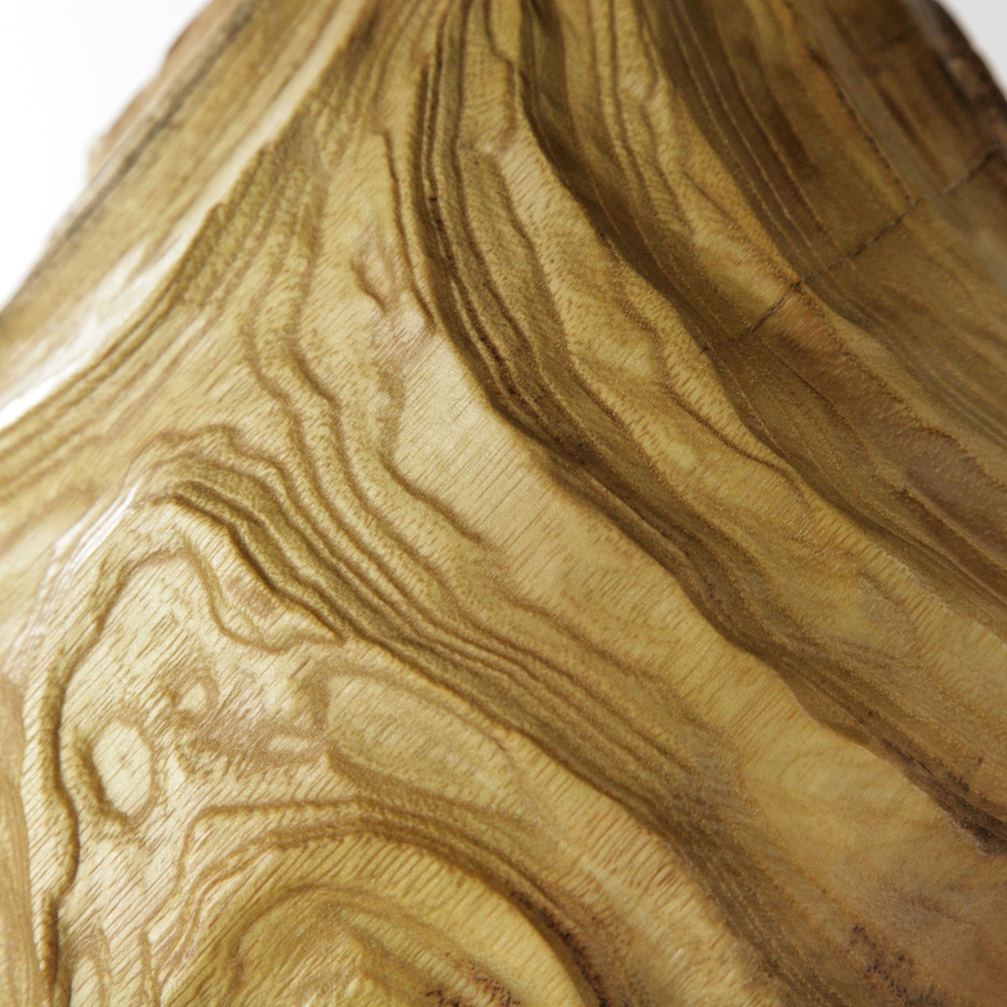 FTG Vaso di legno scanalato - Vista alternativa 1