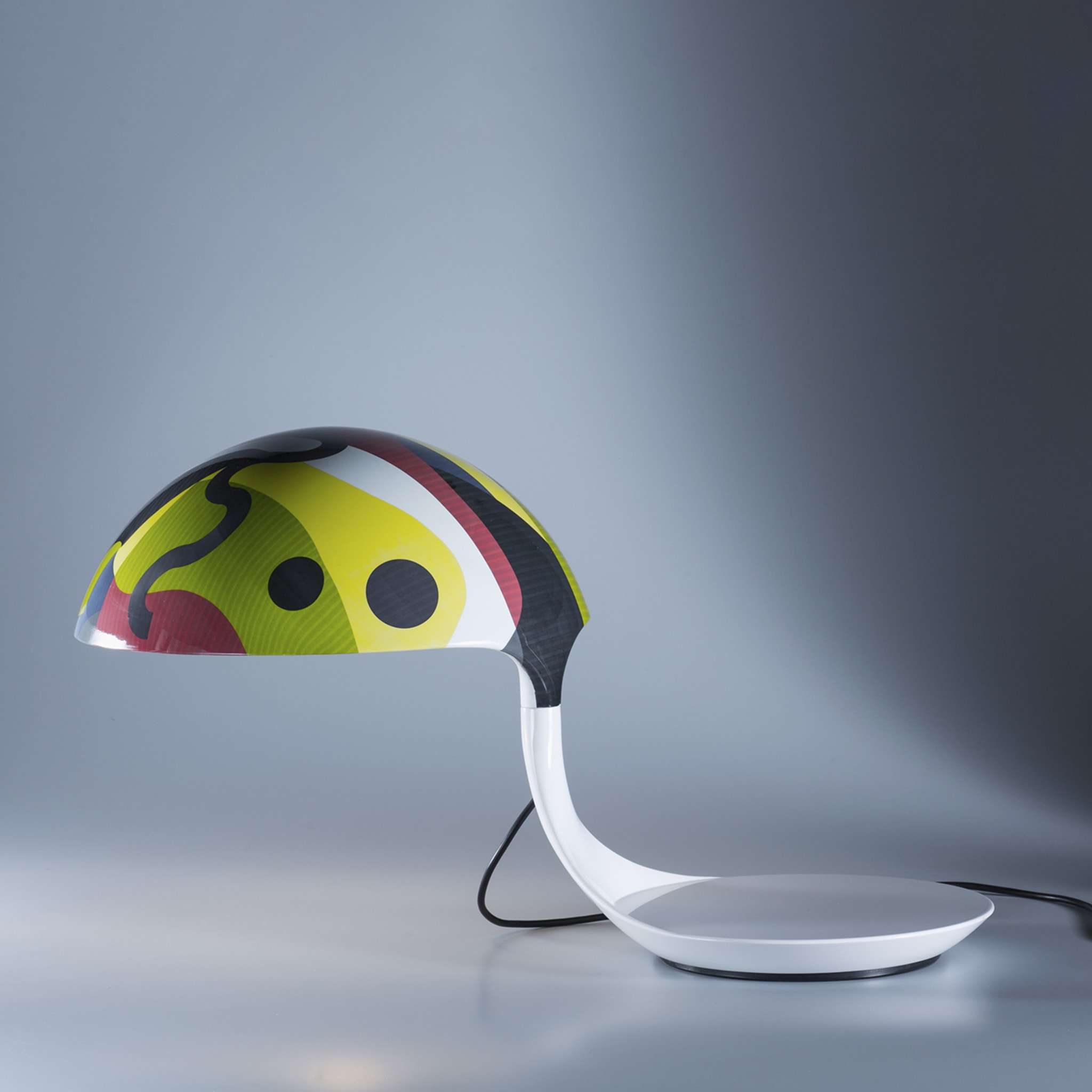 Cobra Texture Polychrome Table Lamp by Alessandro Guerriero - Alternative view 2