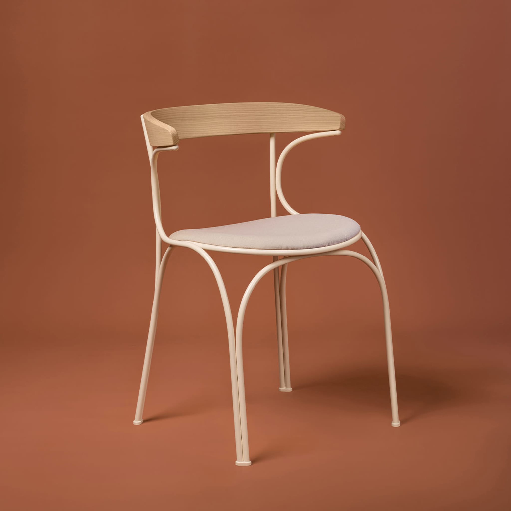 Ample White Chair by Nichetto Studio - Alternative view 1