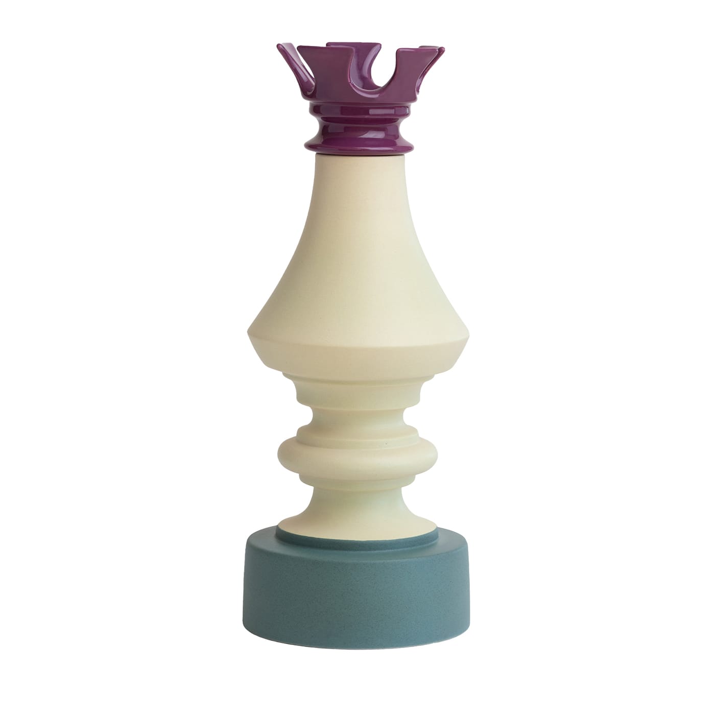 Torre Green and Purple Chess Statuette - Nuove Forme