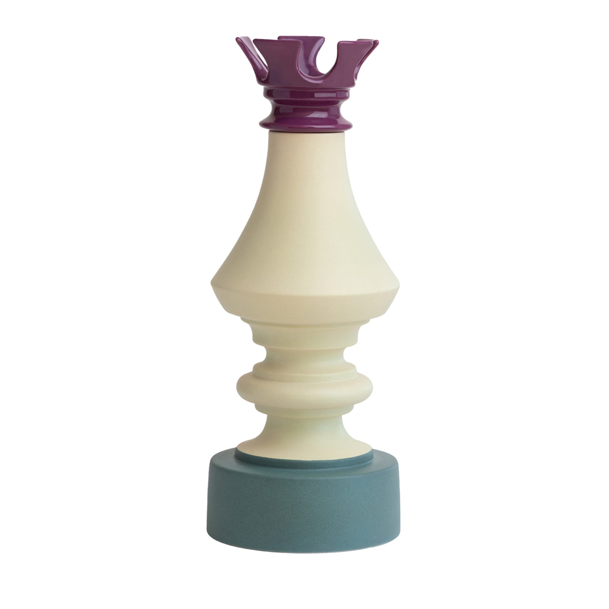 Torre Green and Purple Chess Statuette - Main view
