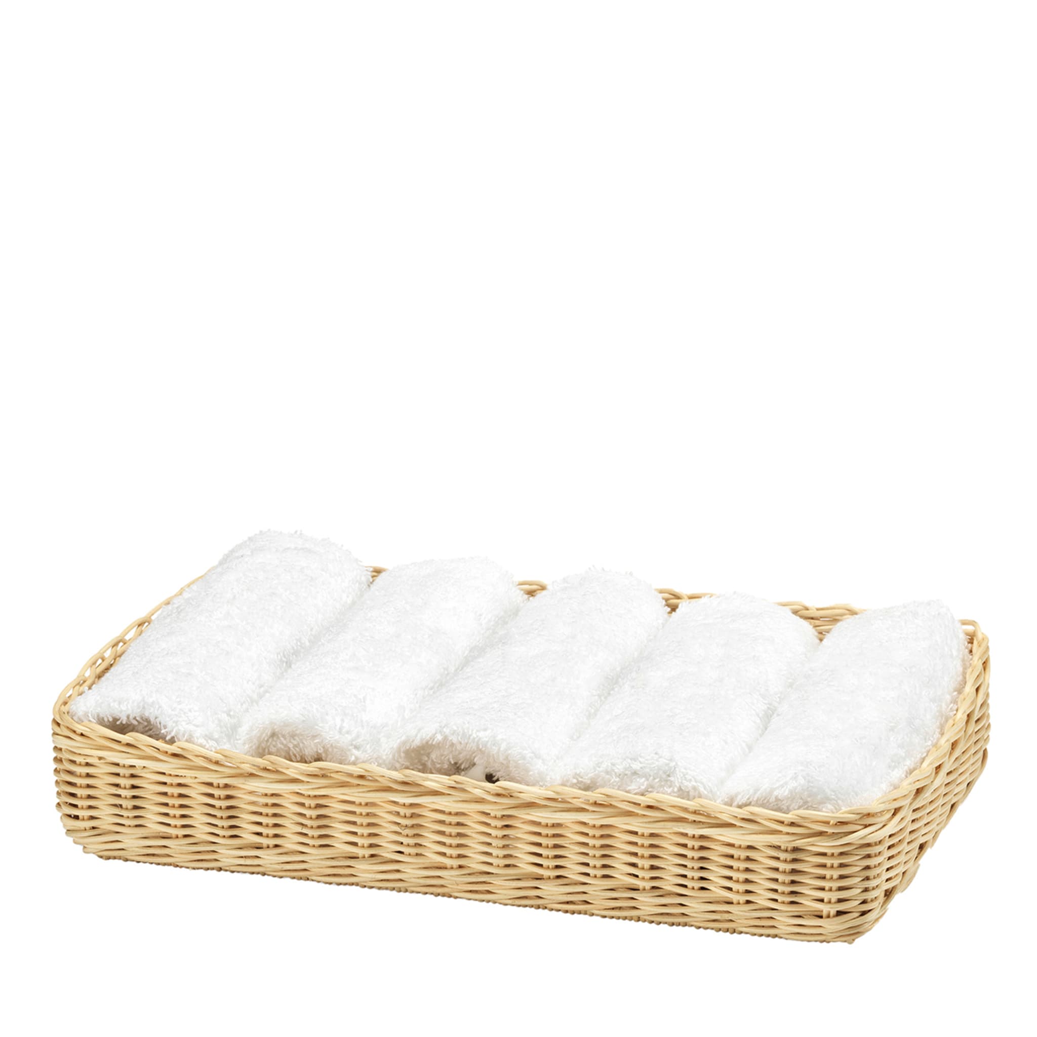 Onda Wicker Washcloth Holder Basket - Main view