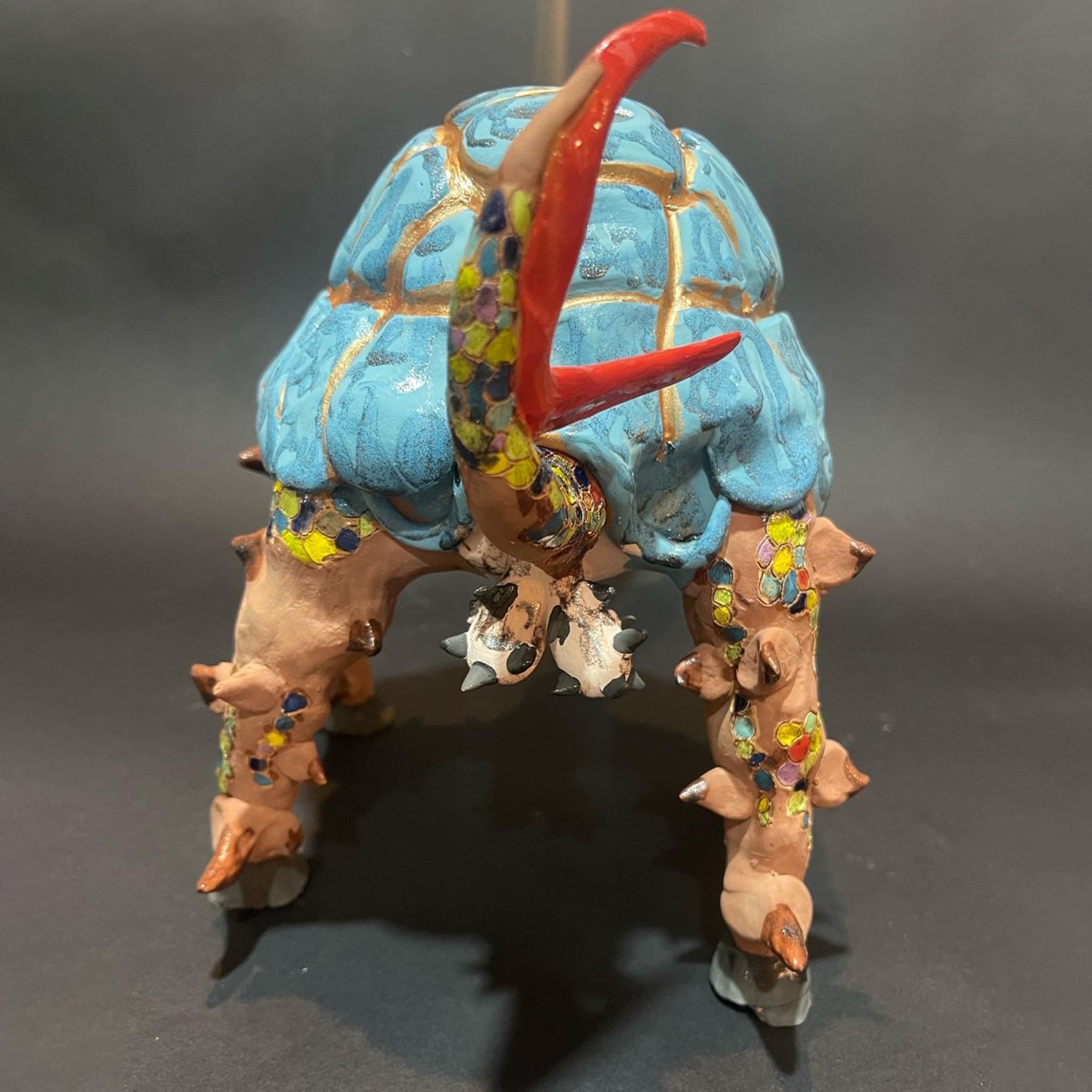 Tartacocco Zoomorphic-Inspired Polychrome Sculpture - Alternative view 3