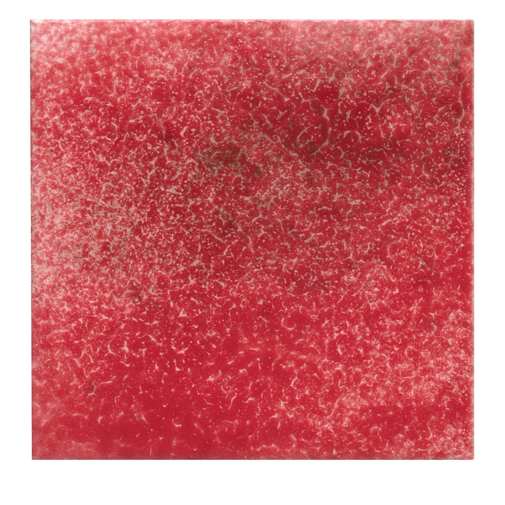 Plein air - Ensemble de 64 carreaux carrés rouges - Vue principale