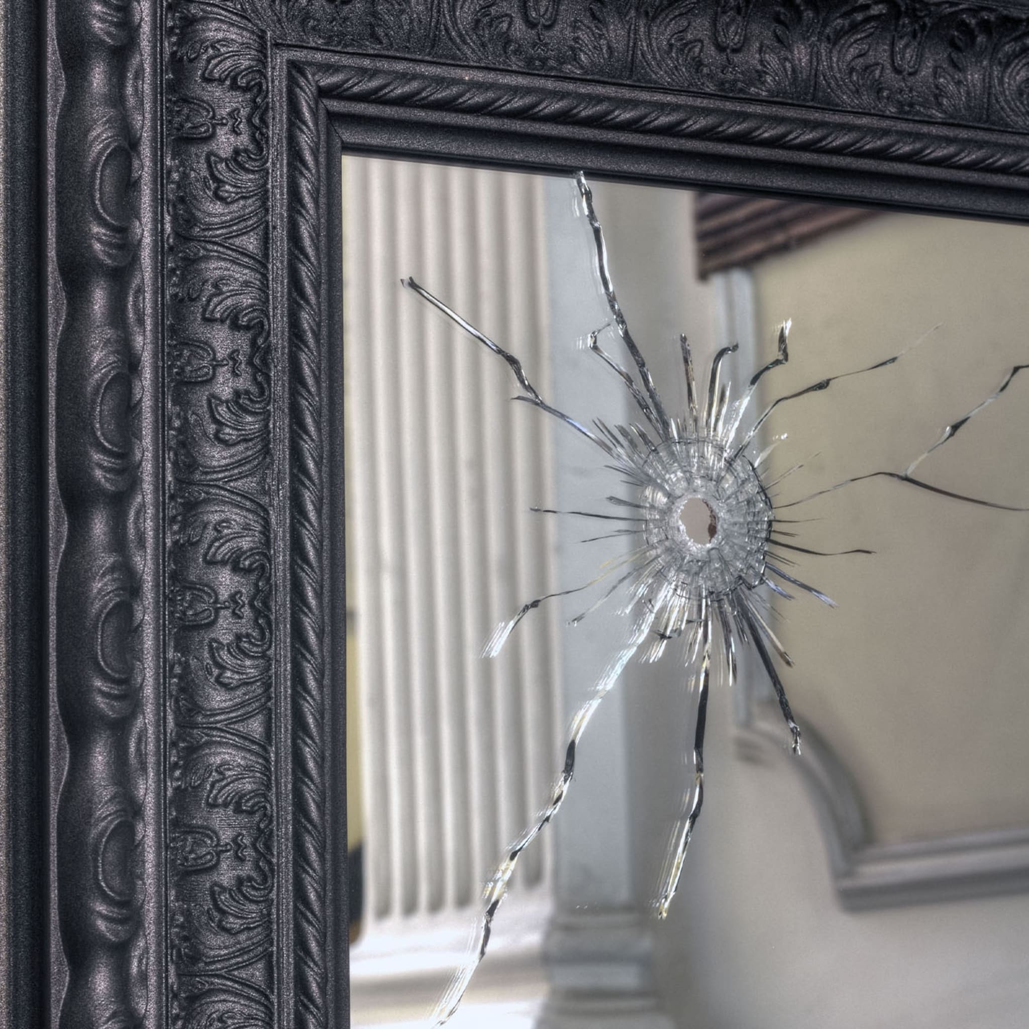 Specchio da parete rettangolare grigio Seven Years - Vista alternativa 1