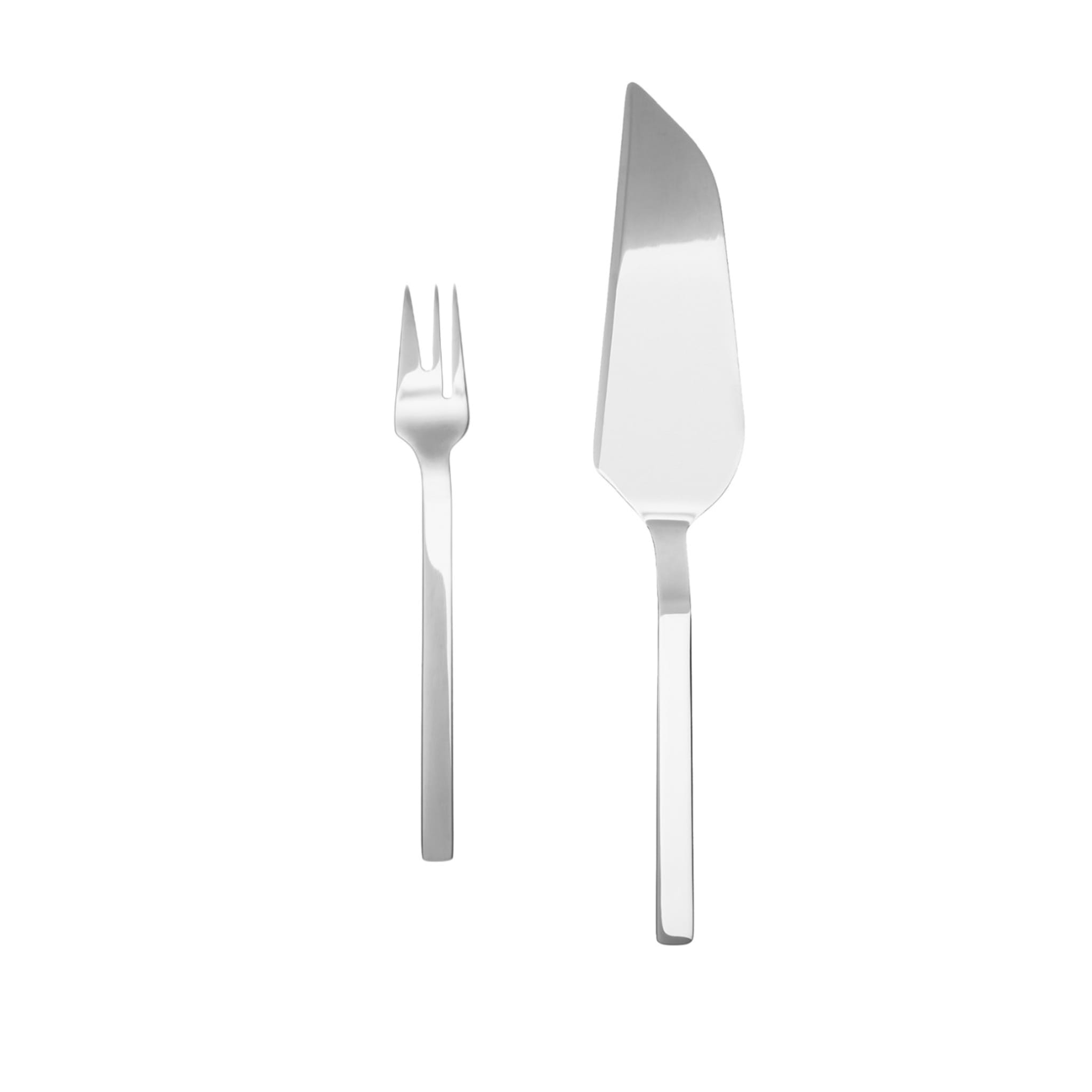 STILE Set of 6 Cake forks and Cake server by Pininfarina - Main view