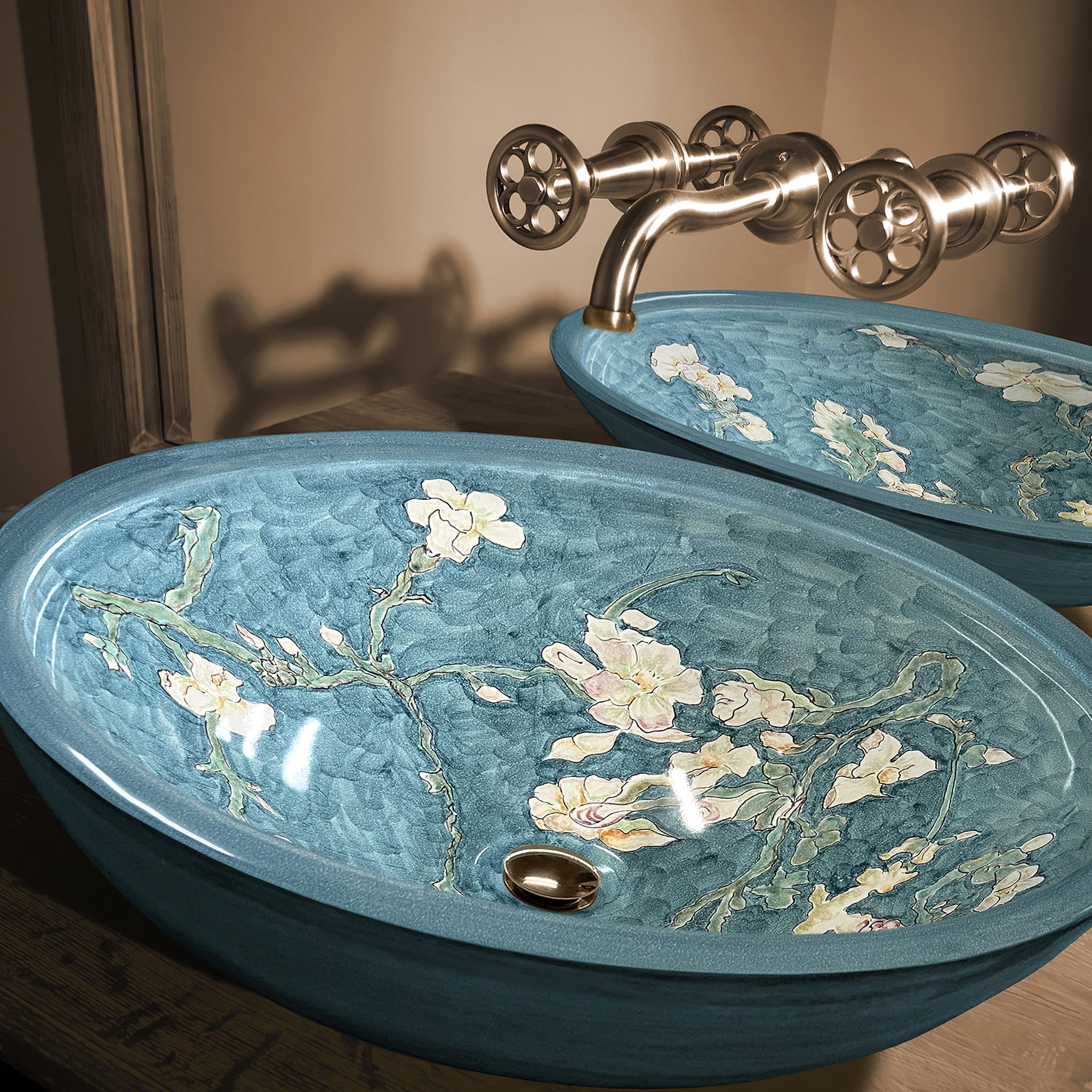 Van Gogh "Fiori di Mandorlo" Green Sink - Alternative view 2