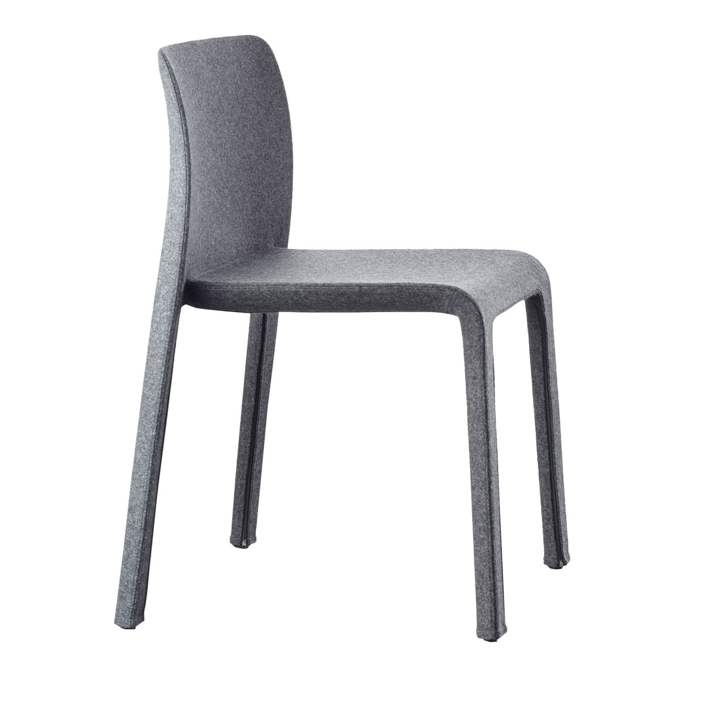First Dressed Gray Chair by Stefano Giovannoni - Magis