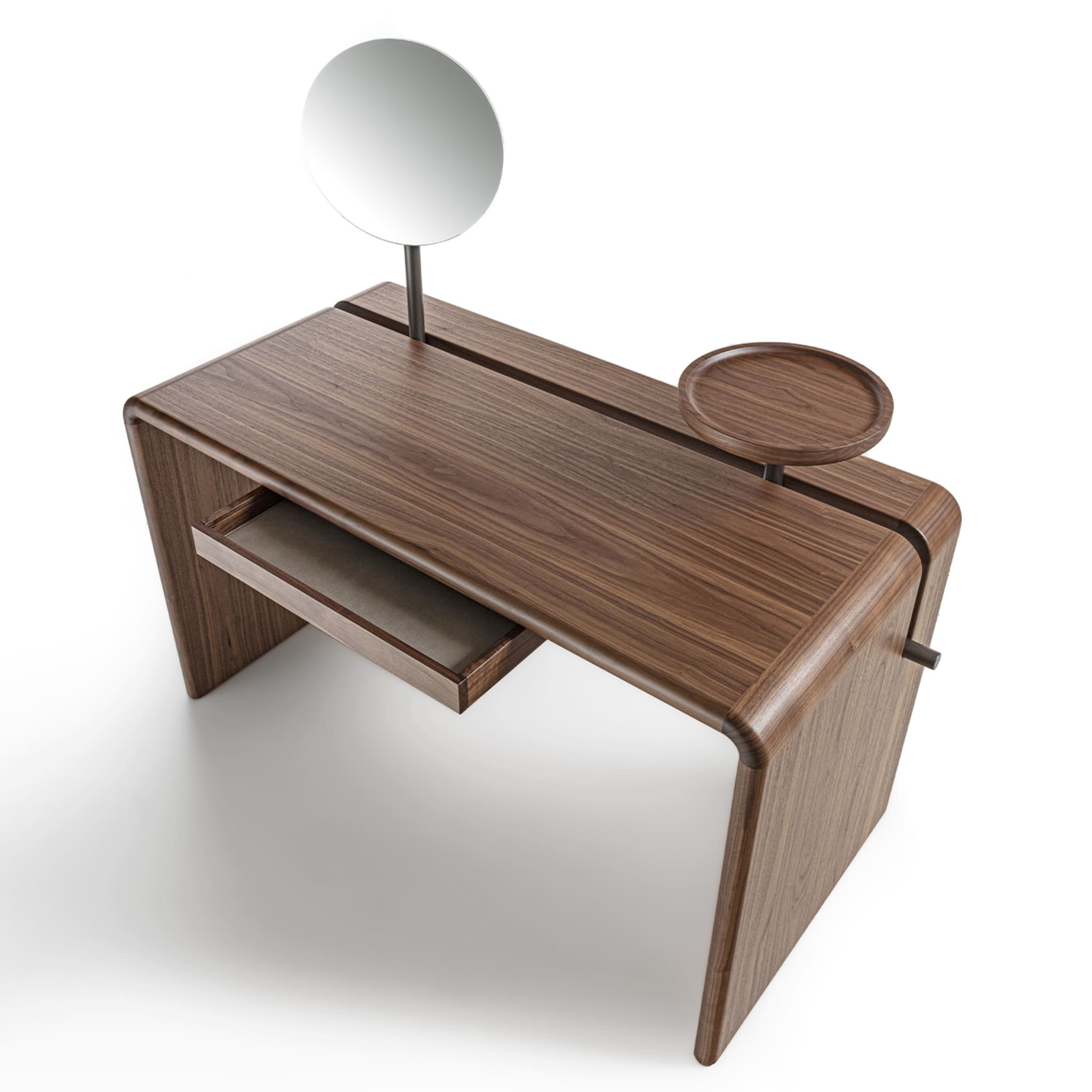 Butter Canaletto Vanity Desk with Mirror - Alternative view 2