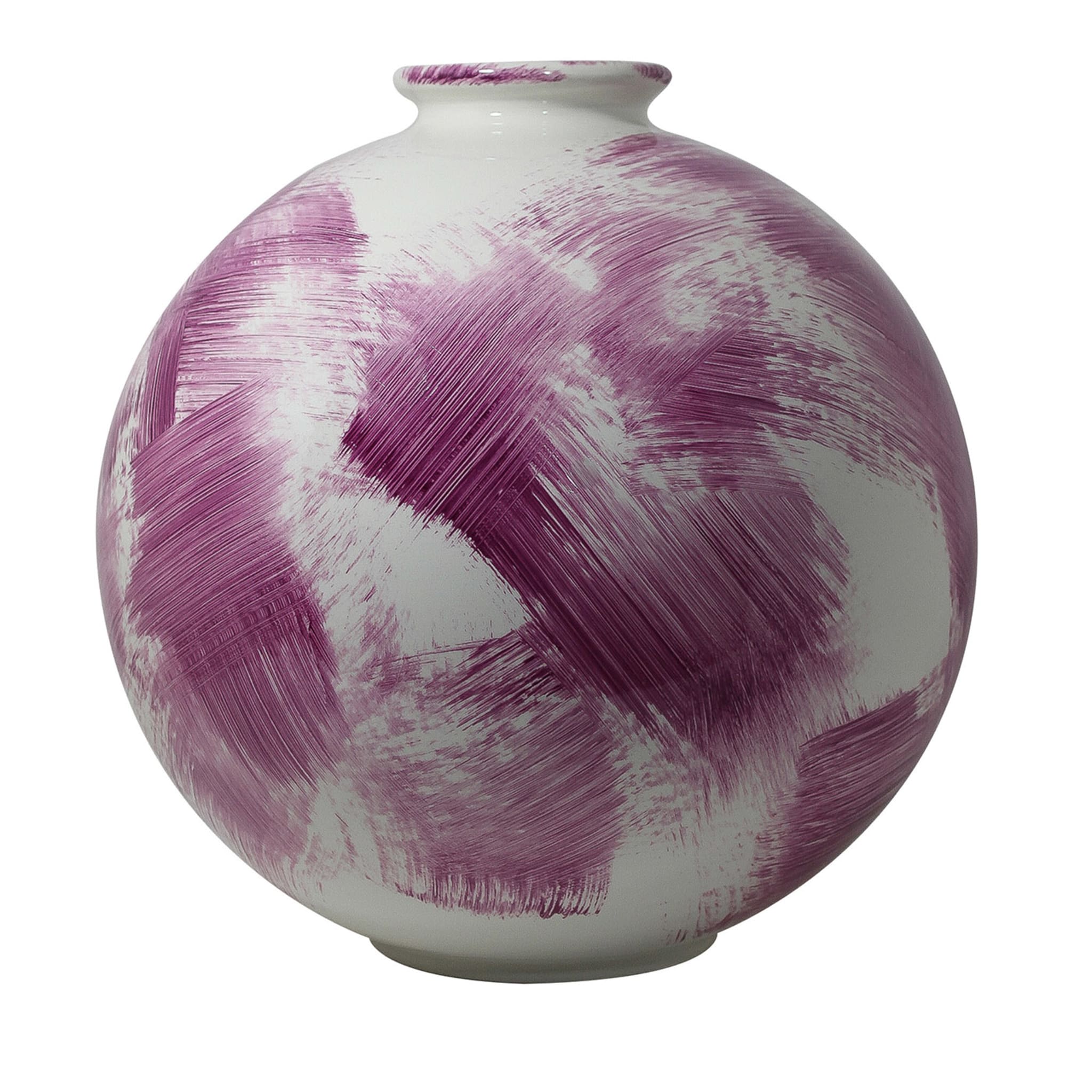 Craquele Purple Decorative Vase - Main view
