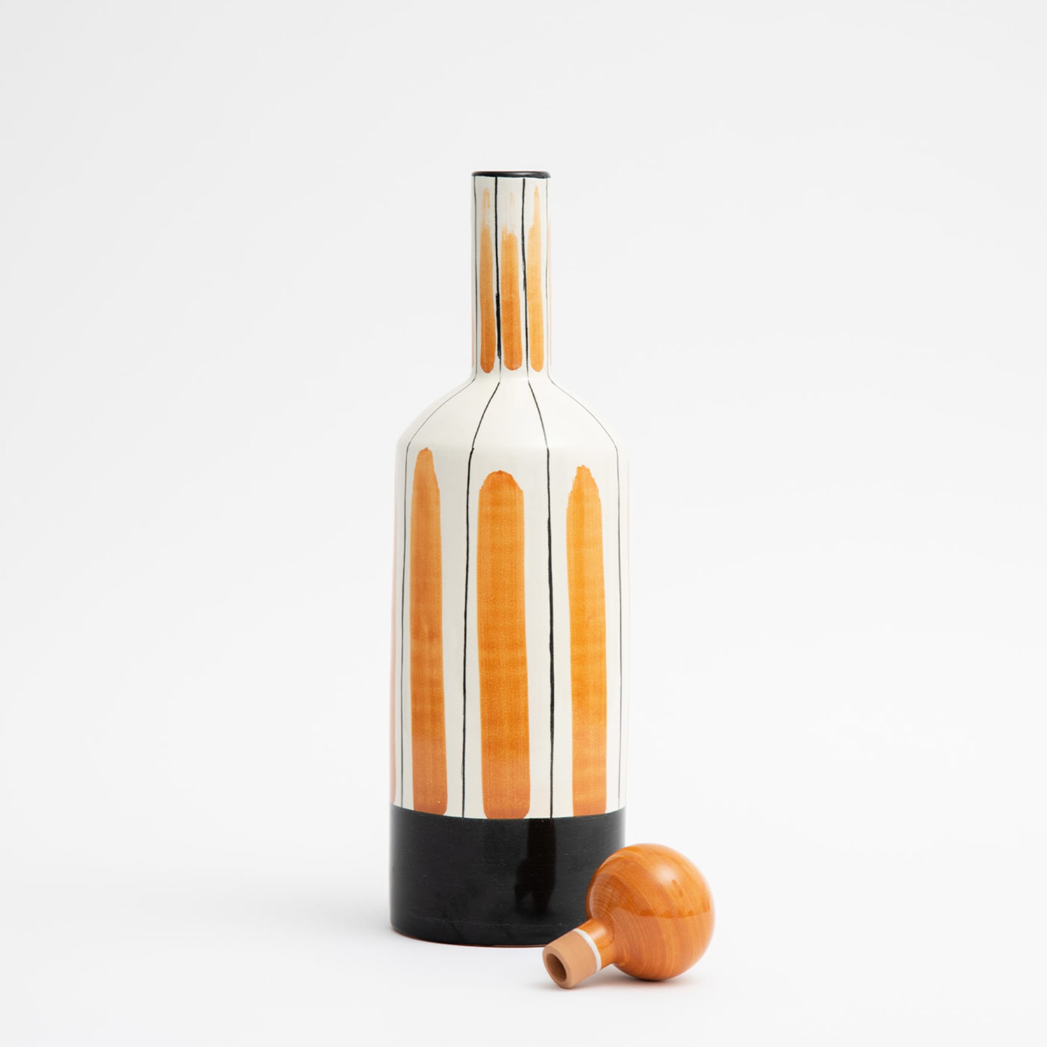 Talia Decorative Mustard Bottle with Lid - Alternative view 1