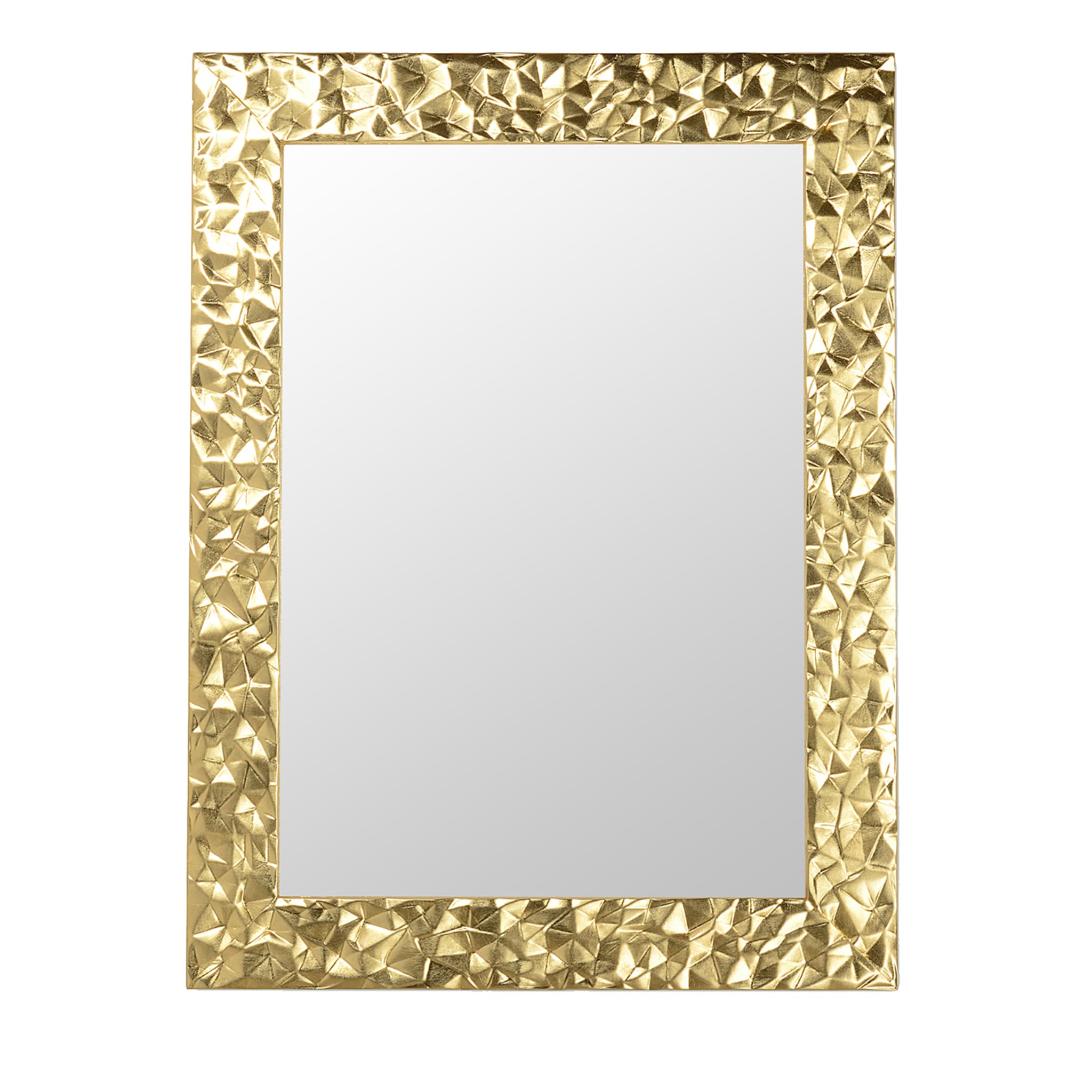 Specchio da parete rettangolare Vega in oro - Vista principale