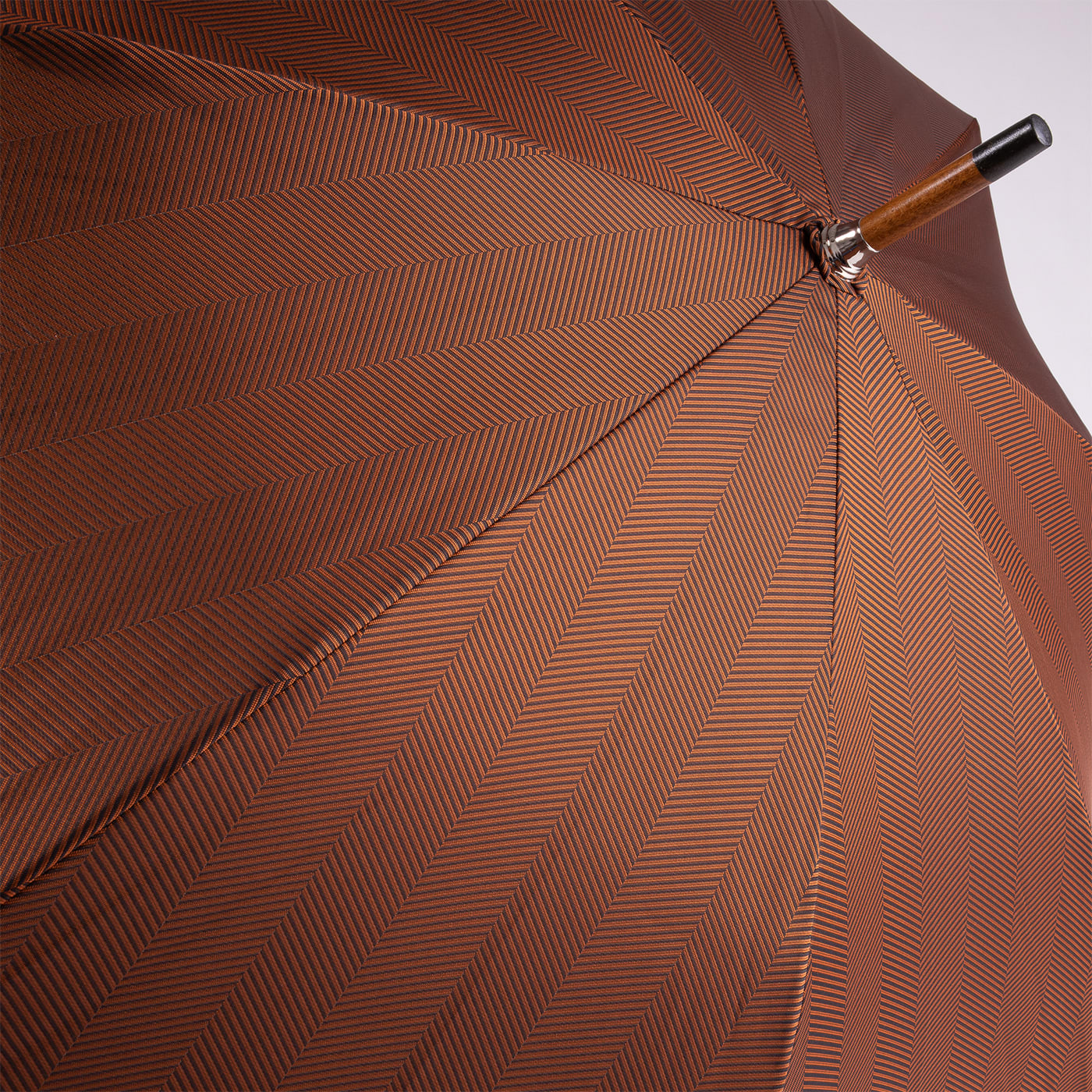 Fit-Up Orange and Navy Chevron Umbrella - Francesco Maglia Milano