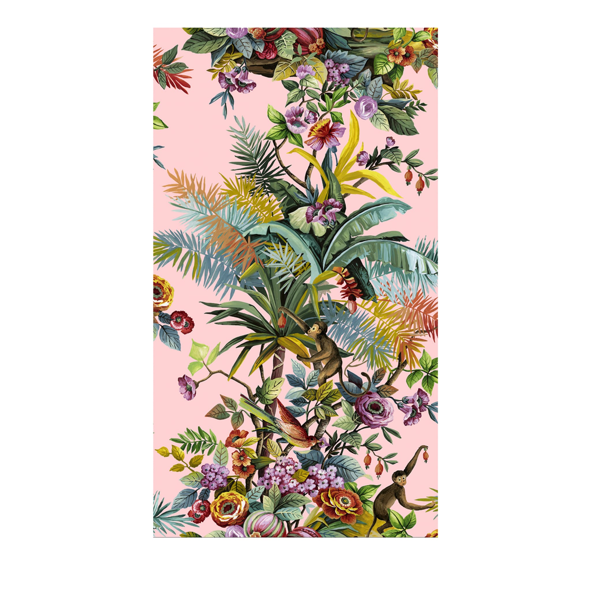 Jungle Exotic Rose Wallpaper - Main view