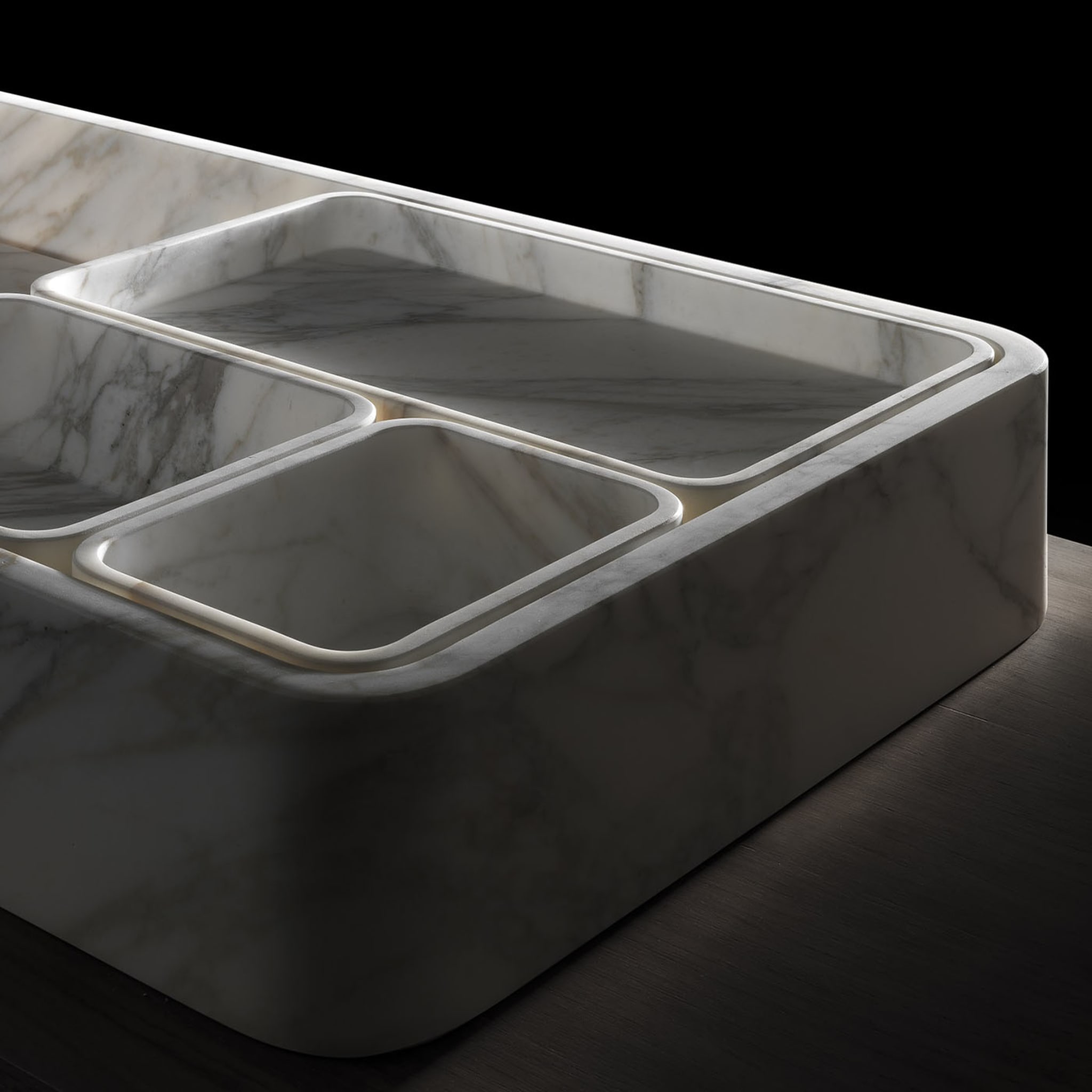 Bento White Washbasin by Matteo Nunziati - Alternative view 1