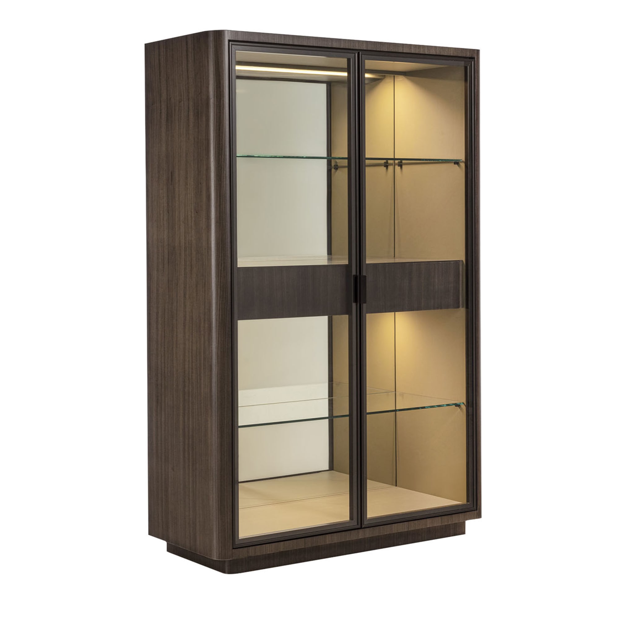 Dafne Glass Cabinet With Drawers - Main view
