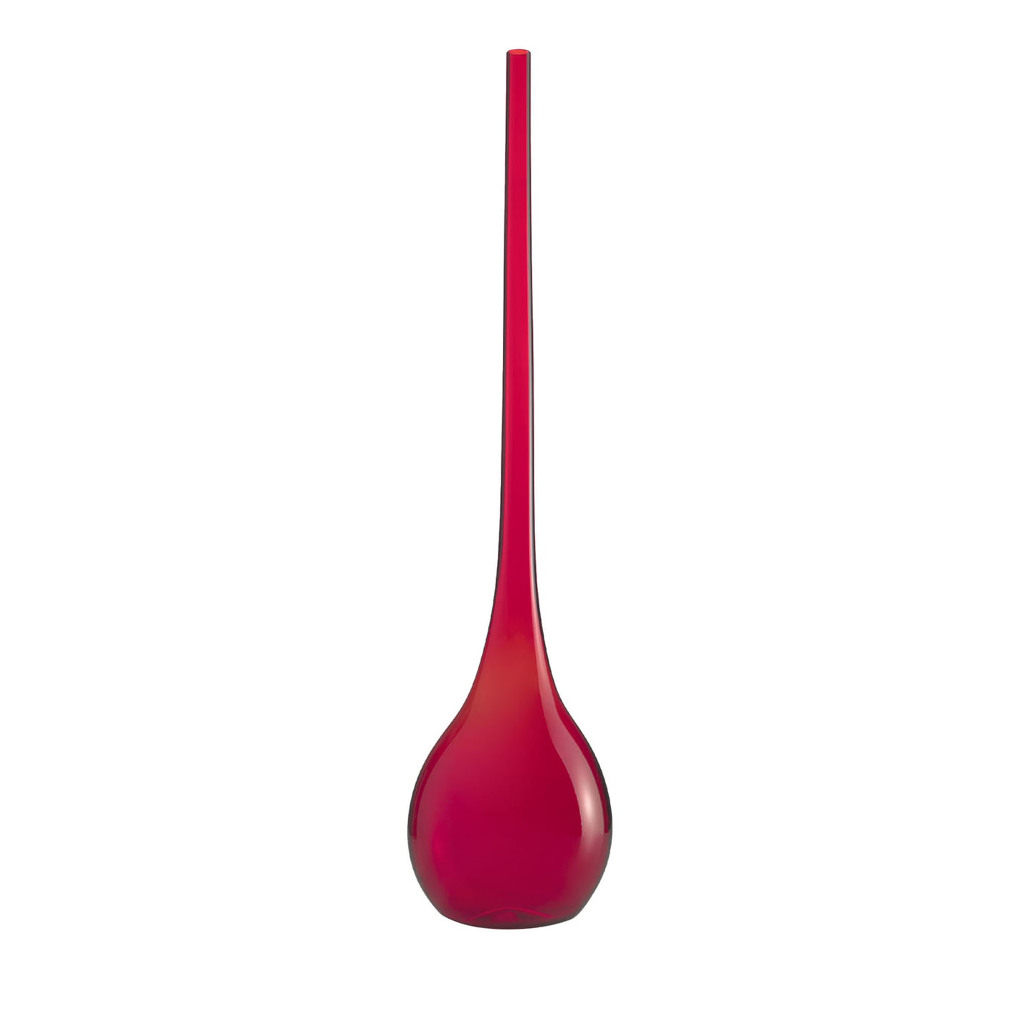 Bolle Rote Tropfenförmige Vase - Hauptansicht