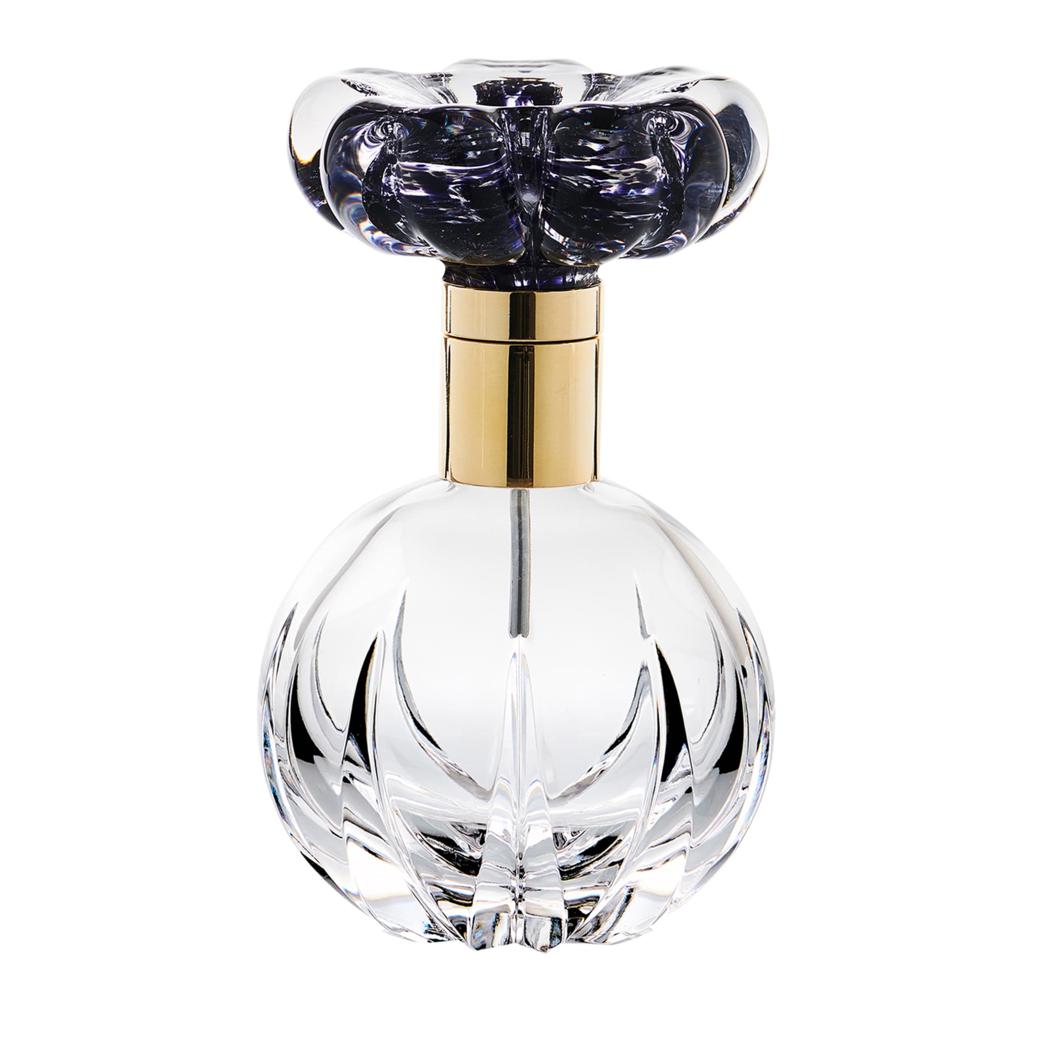 Cistus perfume bottle with black flower - Main view