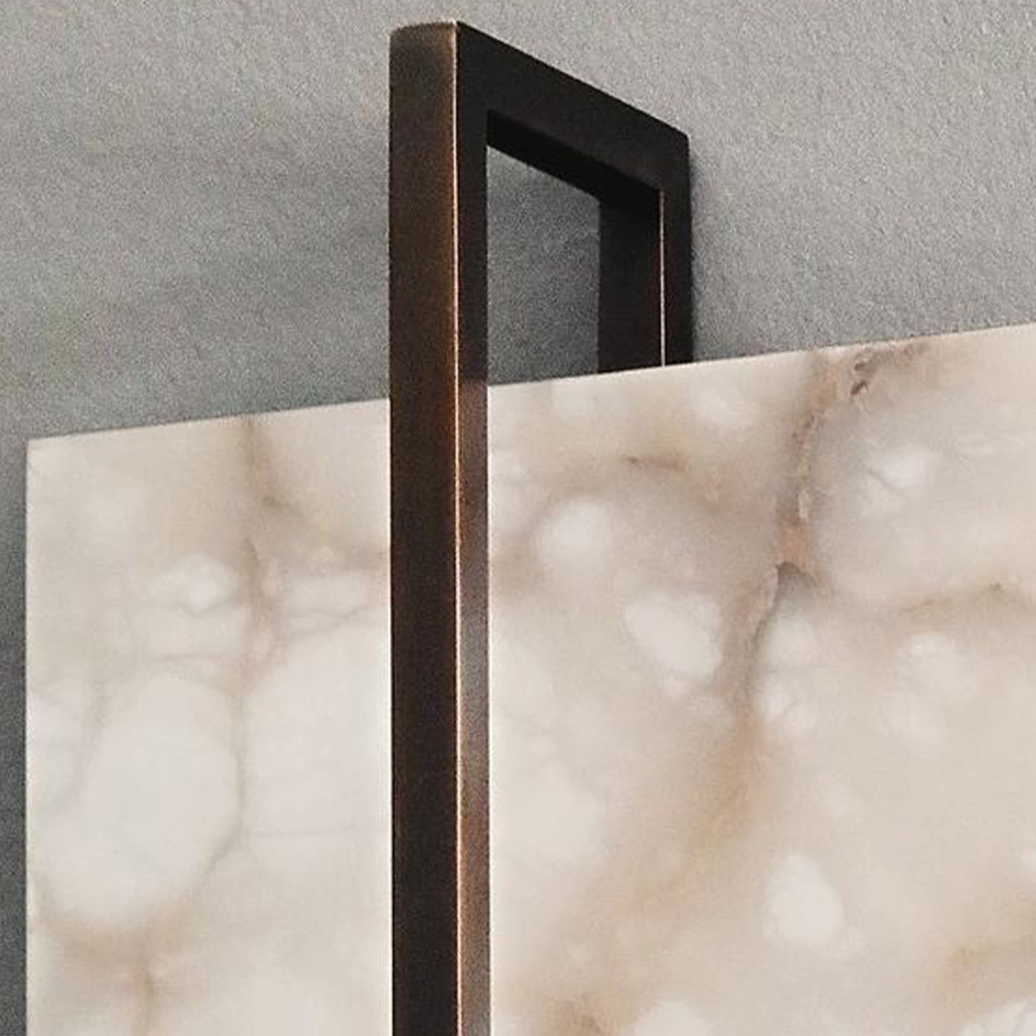 "Tile" Wall Sconce in Bronze - Alternative view 1