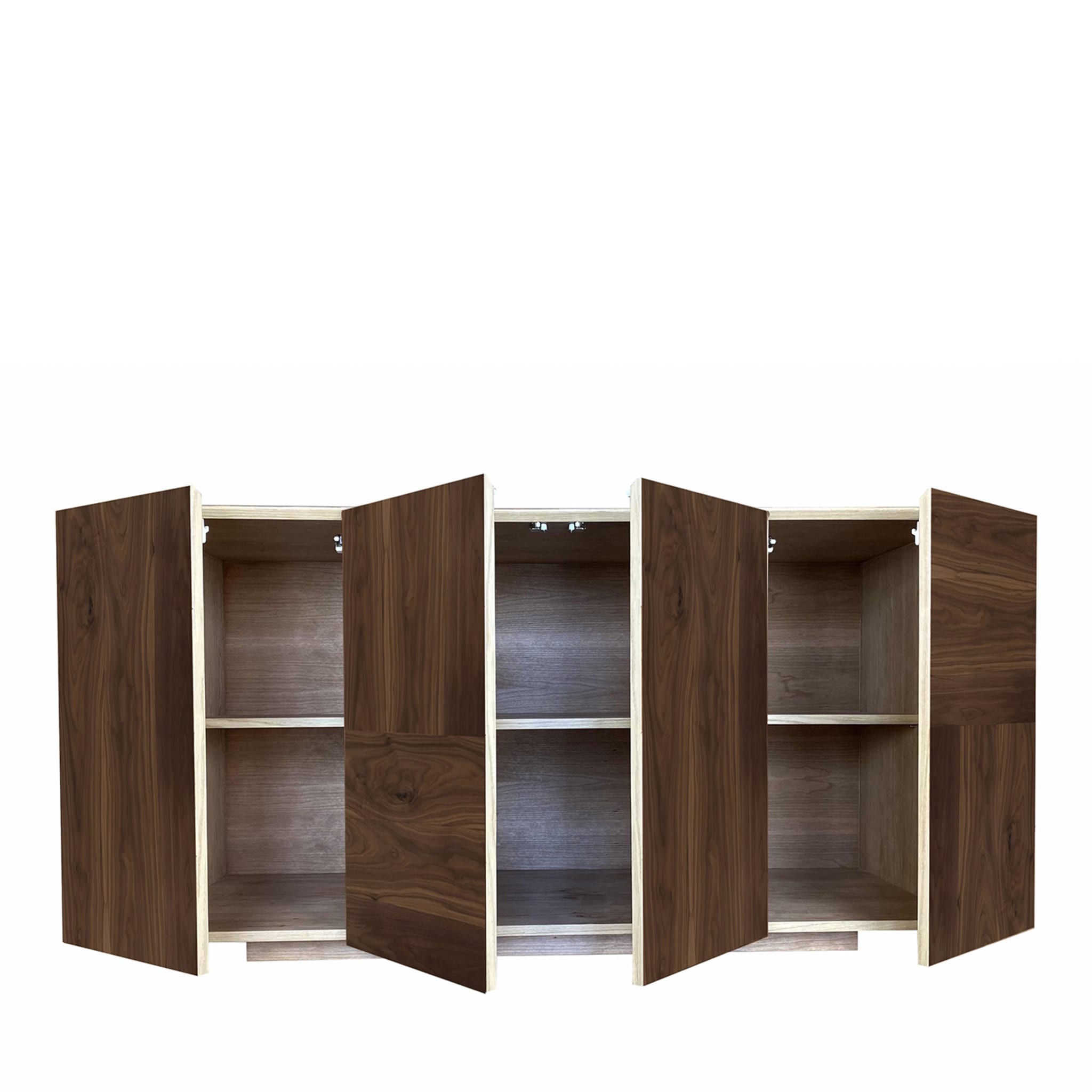 Boccadarno Uno 4-türiges Sideboard aus Nussbaumholz von Meccani Studio - Alternative Ansicht 4