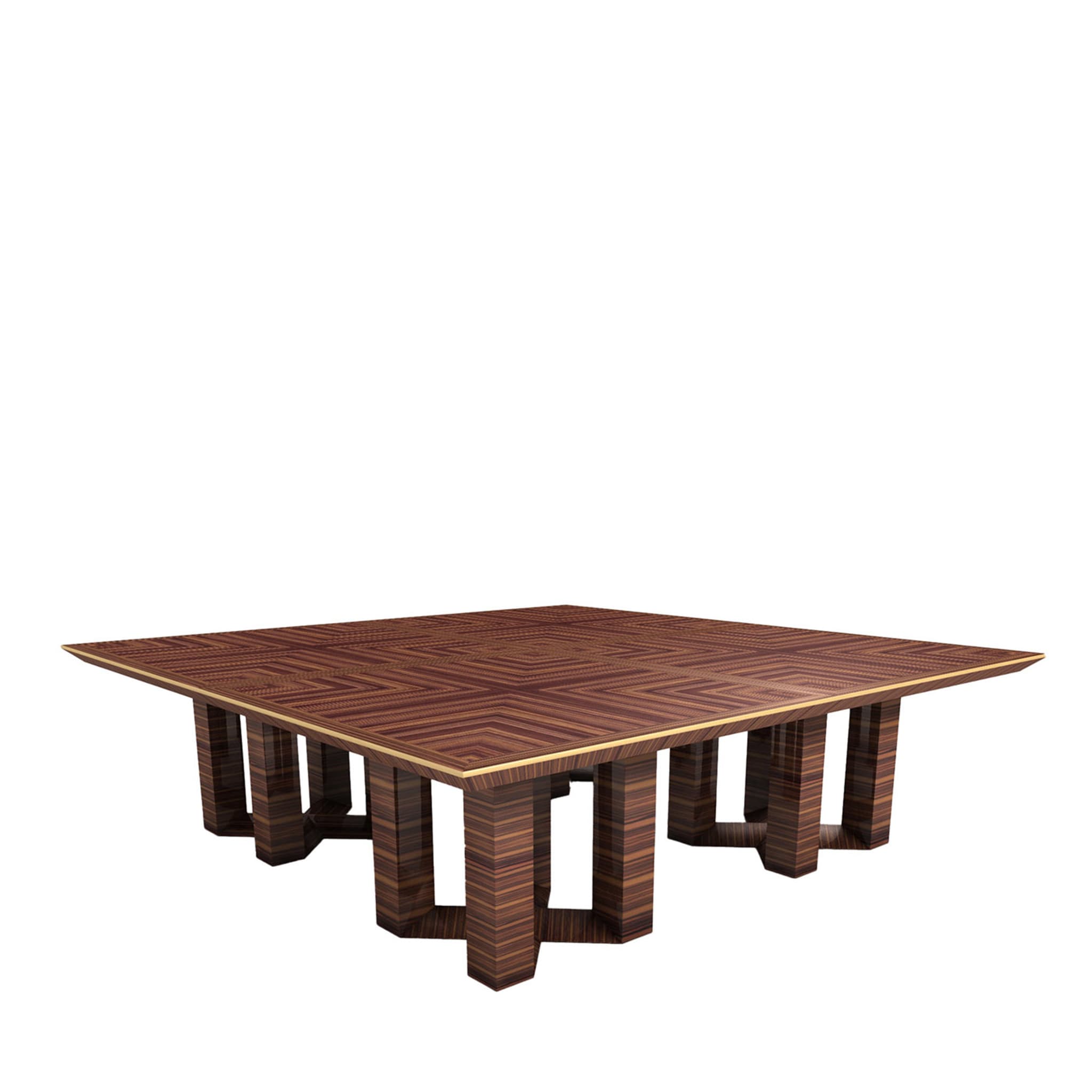 Grande table carrée Ettore par Antonio Berdondini - Vue principale