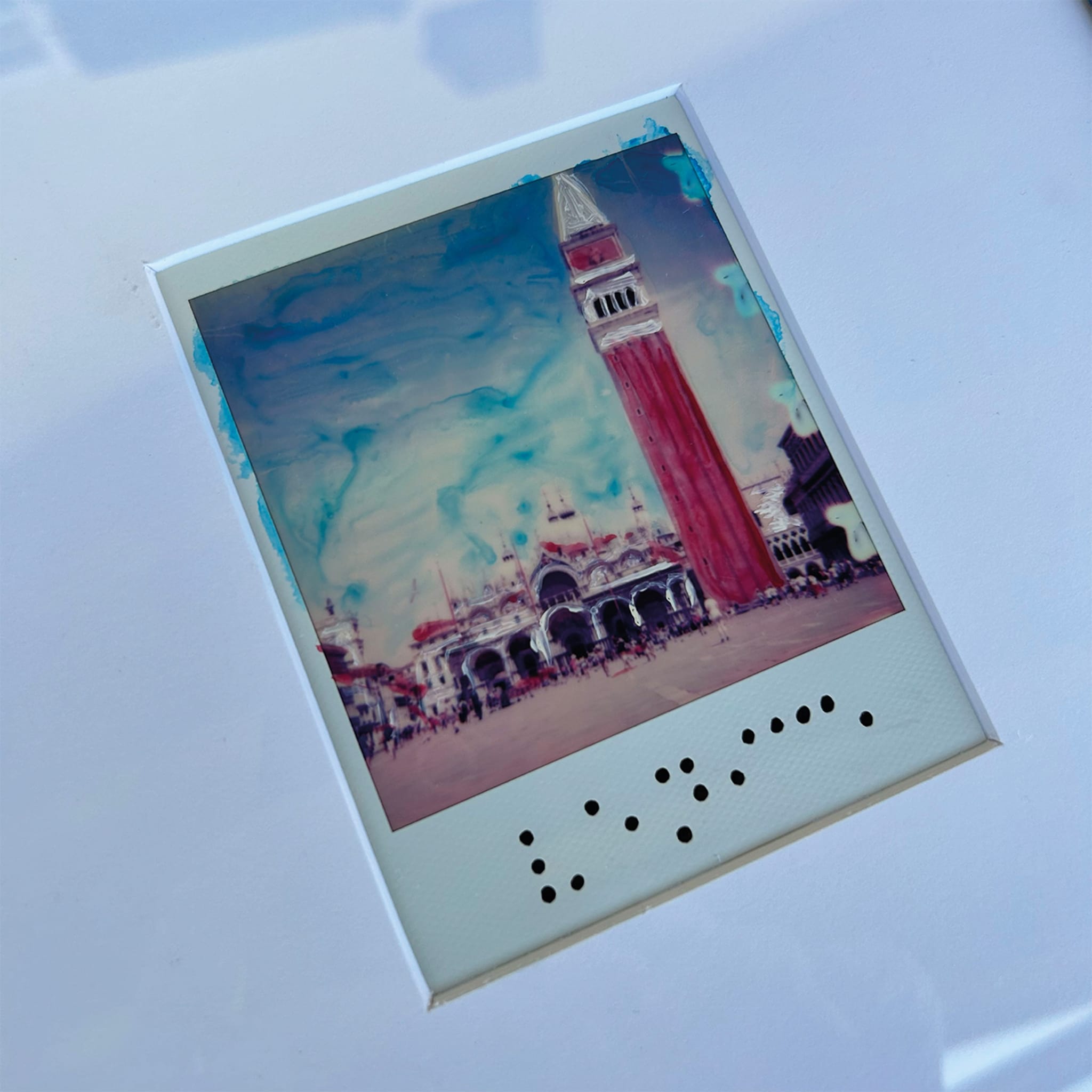 Venice Acrylic on Polaroid #3 - Alternative view 1
