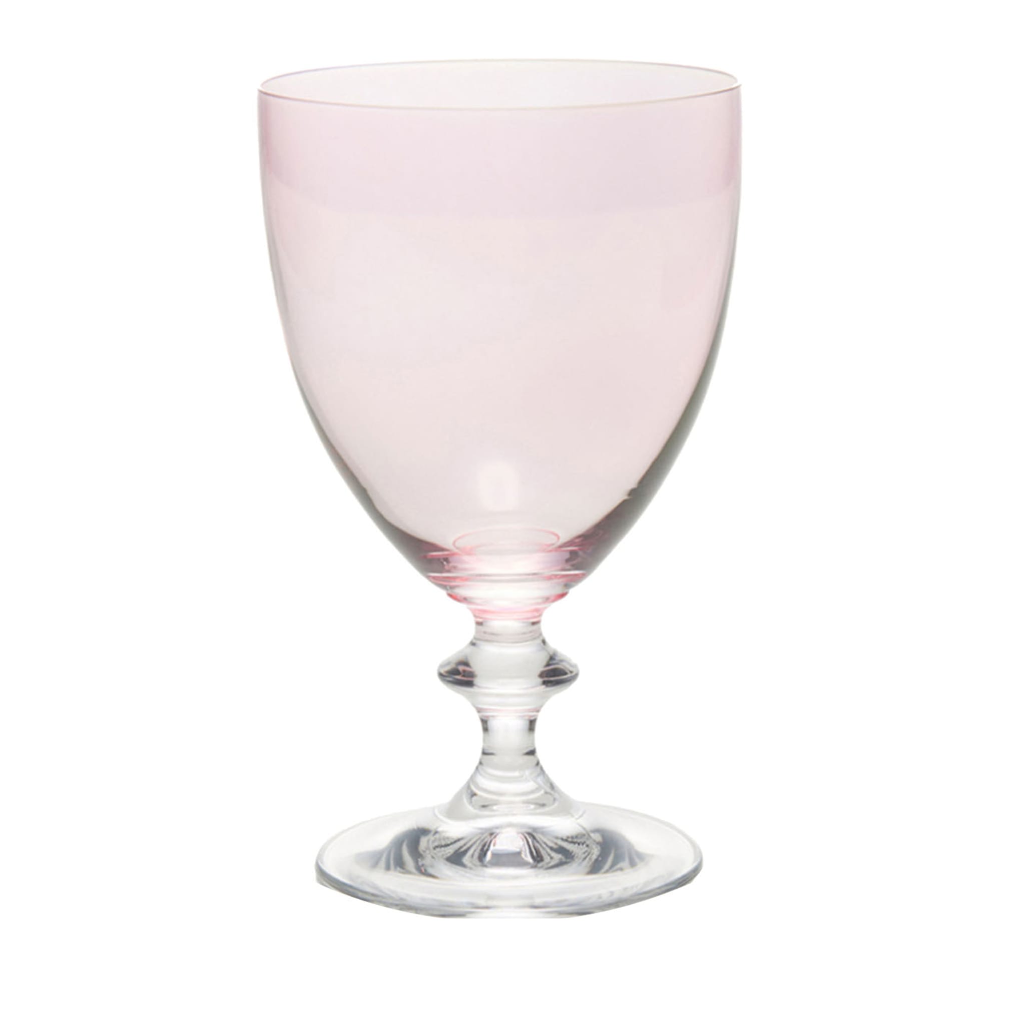 Rosy Set of 2 Pink Wine Glasses - Main view