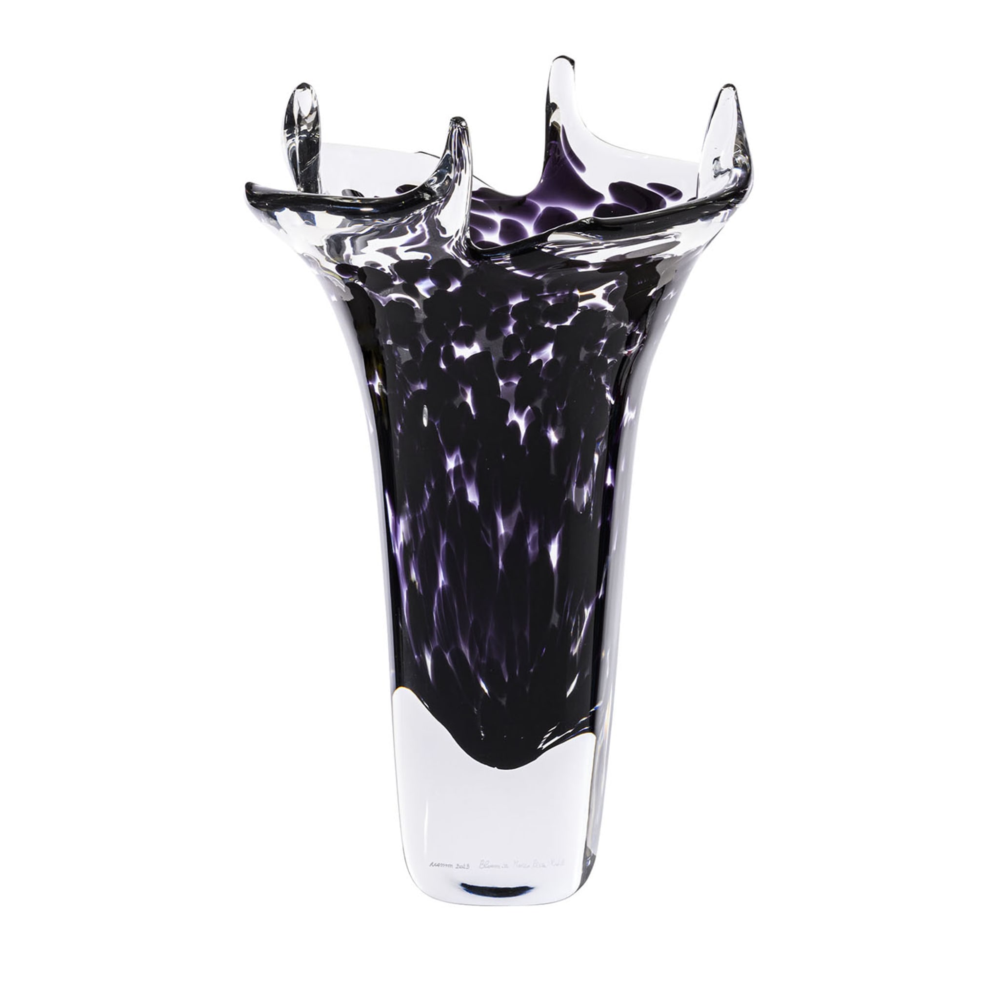 Grand vase en verre violet Bloom - Vue principale