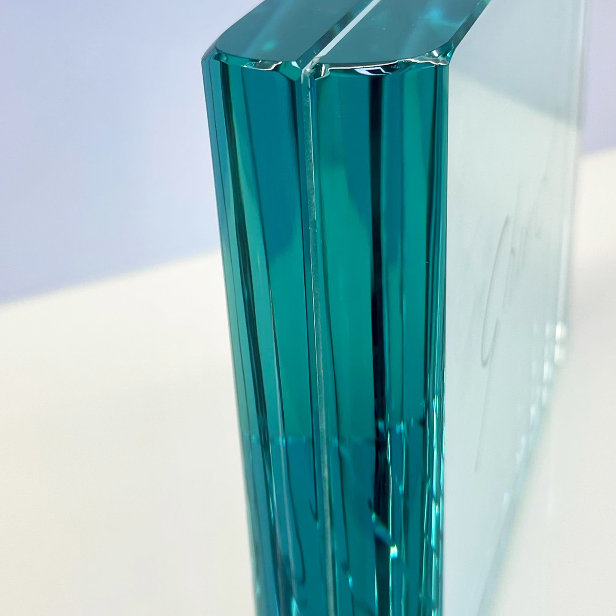 Aquamarine Vertical Crystal Picture Frame - Alternative view 1