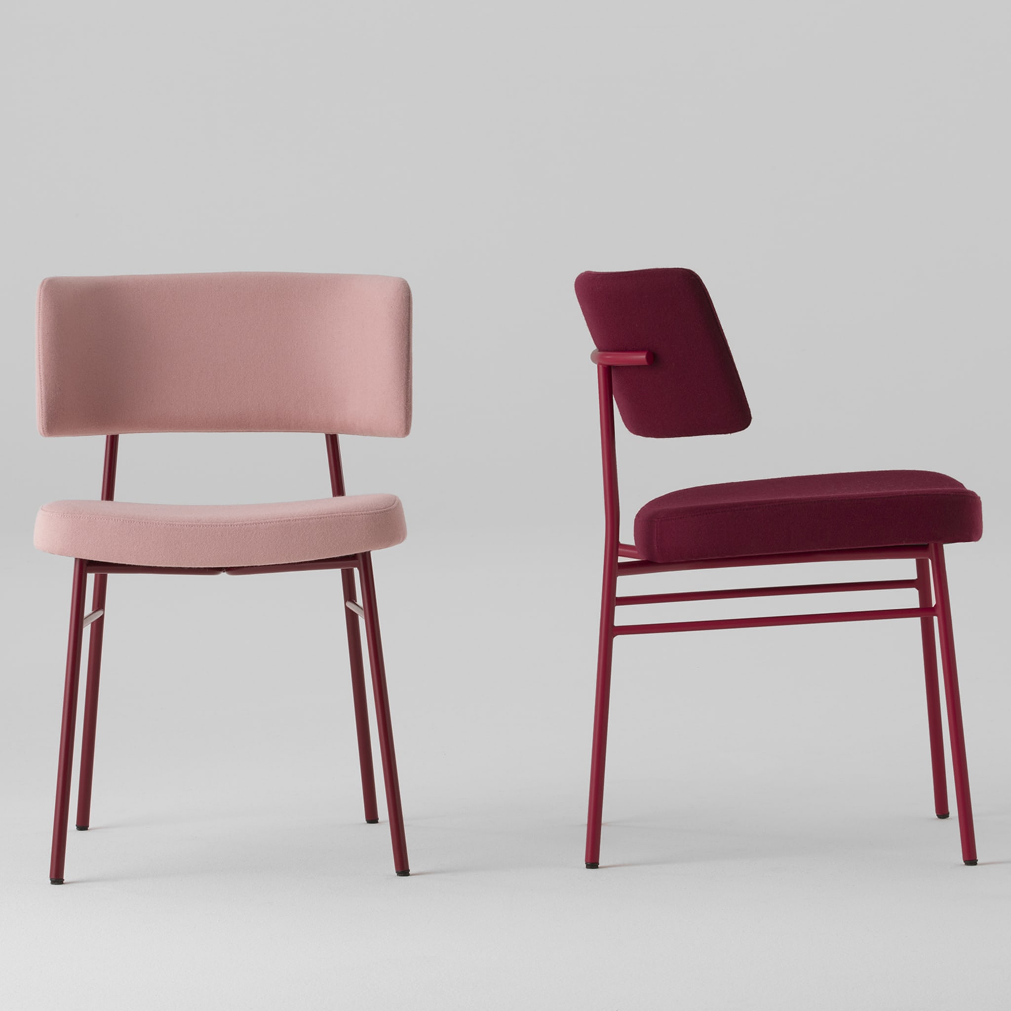 Marlen Pink and Burgundy Chair by EP Studio - Alternative view 1