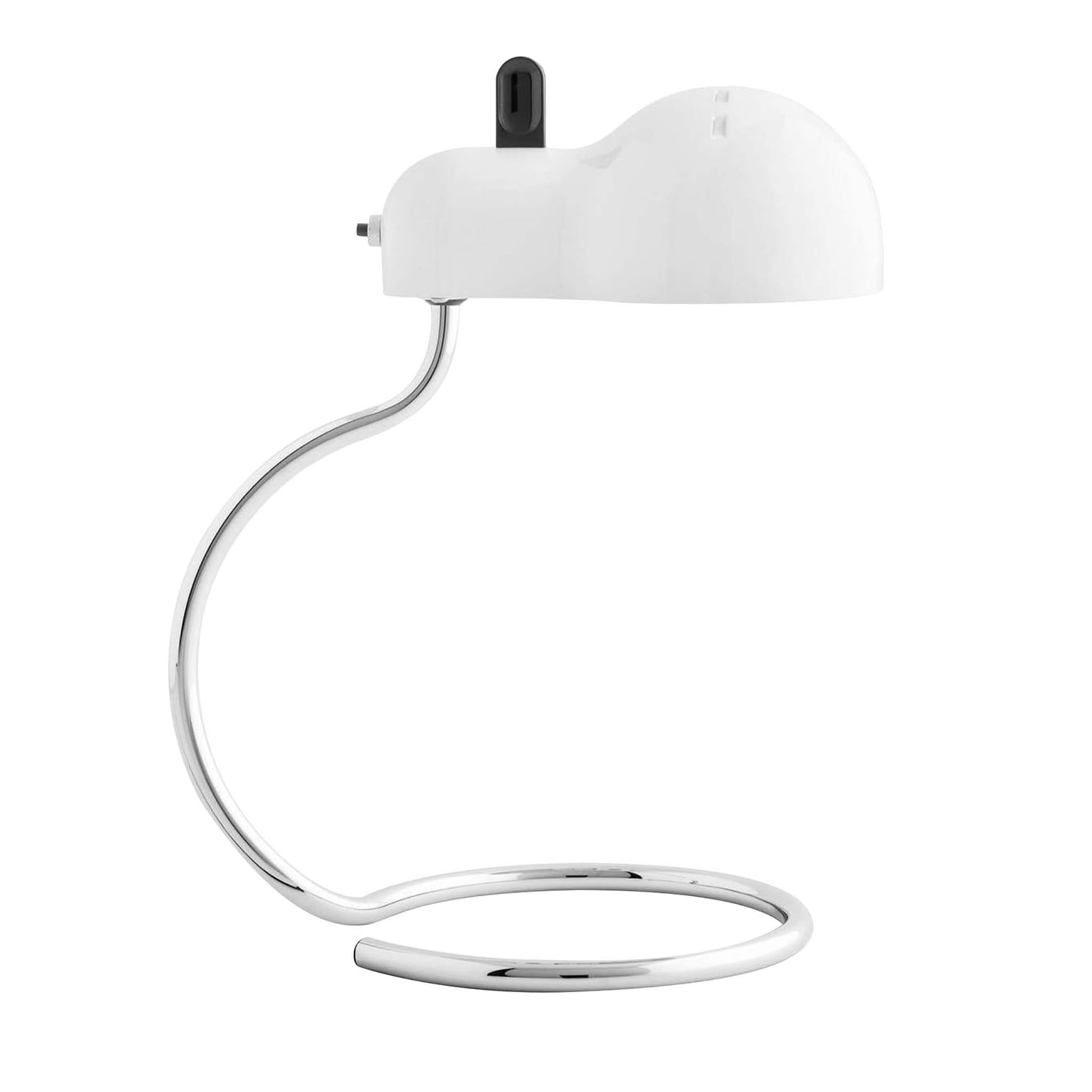MiniTopo White Table Lamp designed by Joe Colombo - Main view