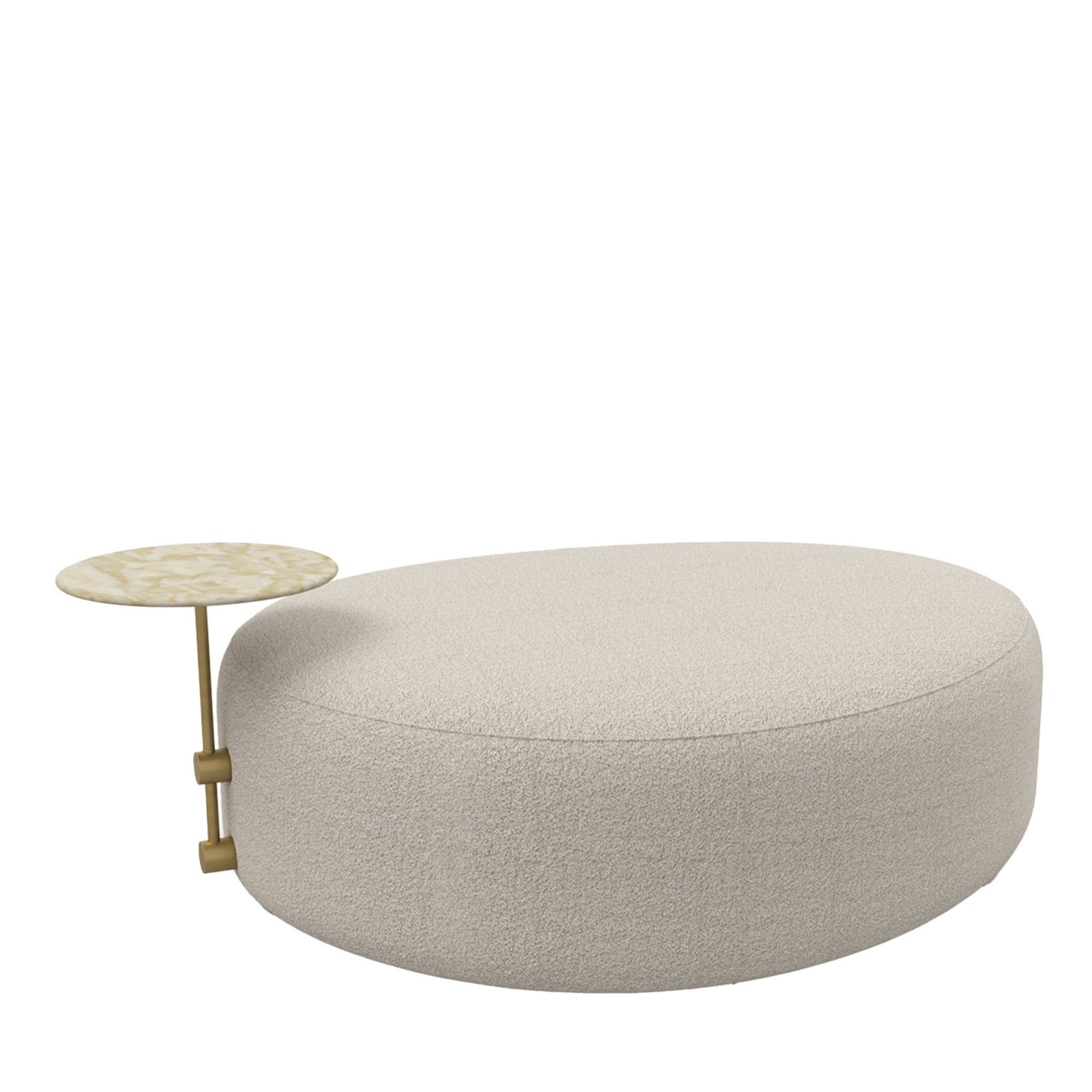 Mythos Ottoman with Marble Side Table - Main view