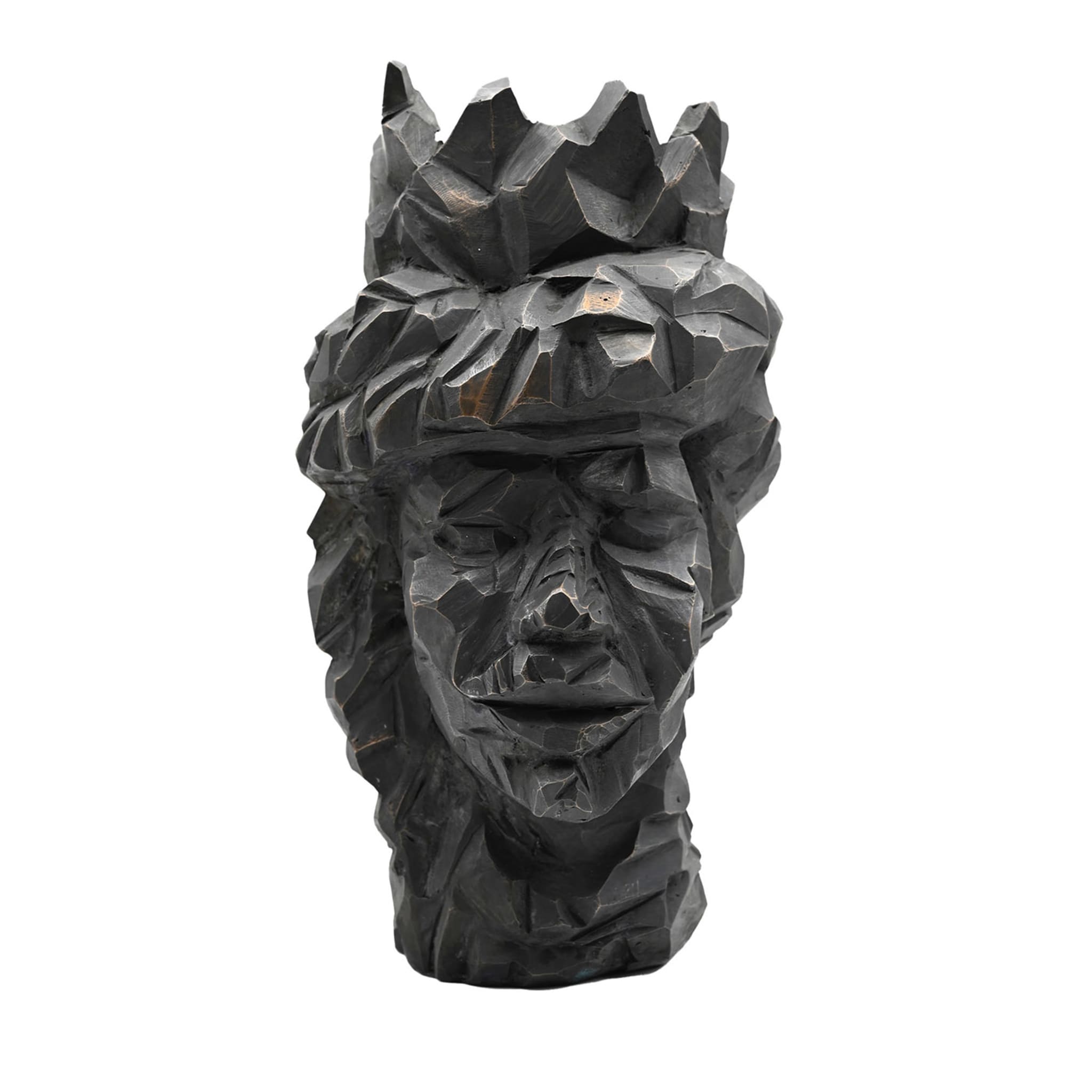 Tête de maure anthropomorphe en bronze #1 - Vue principale