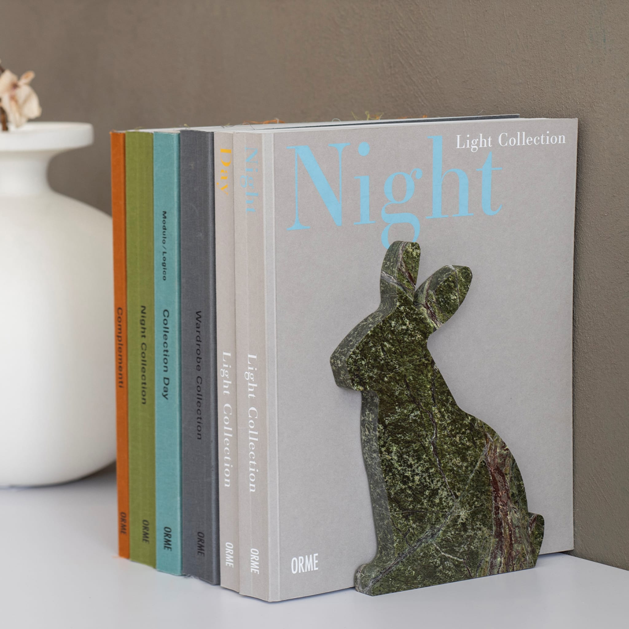 Bunny Picasso Green Left Bookend by Alessandra Grasso - Alternative view 3