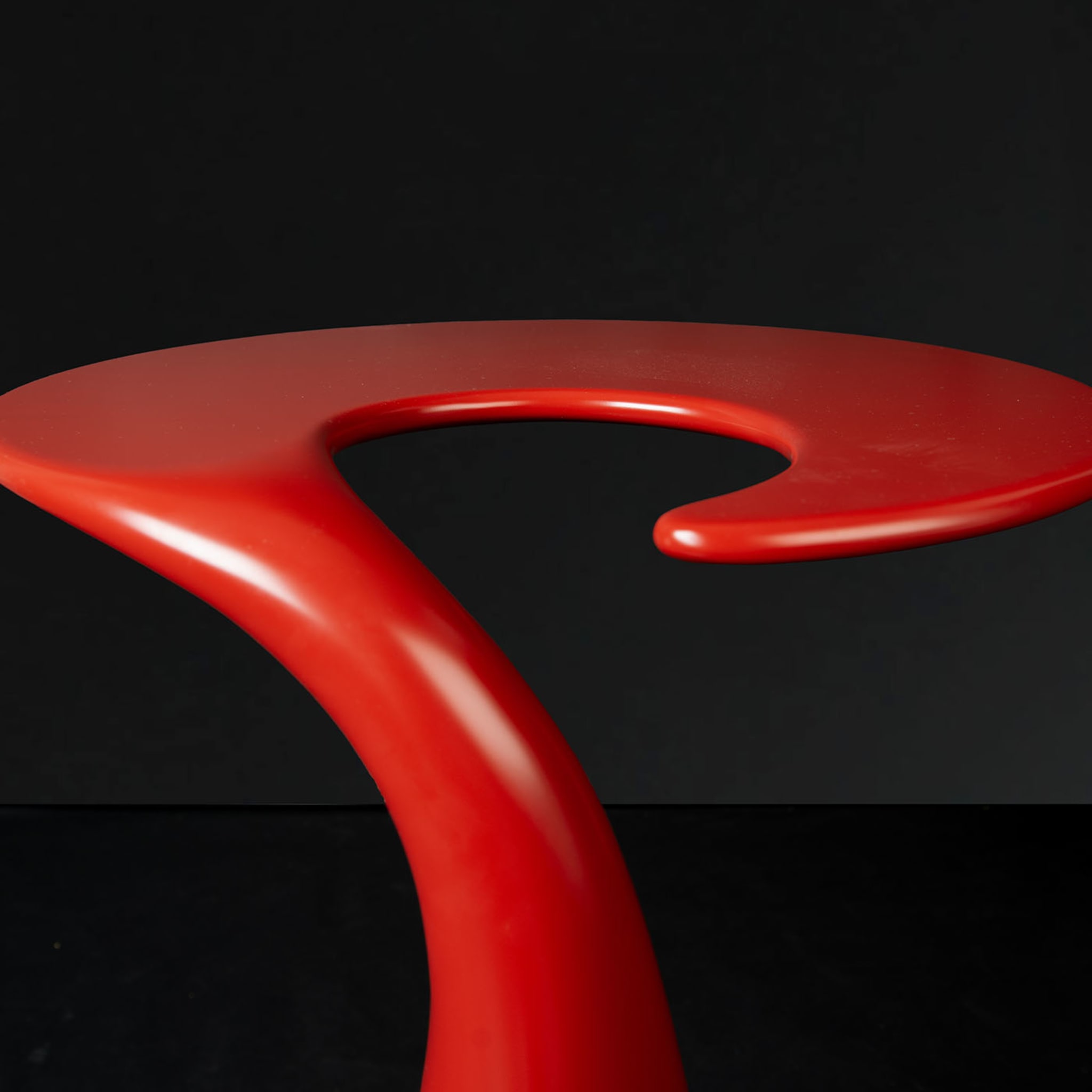 Table d'appoint rouge Milano - Vue alternative 3