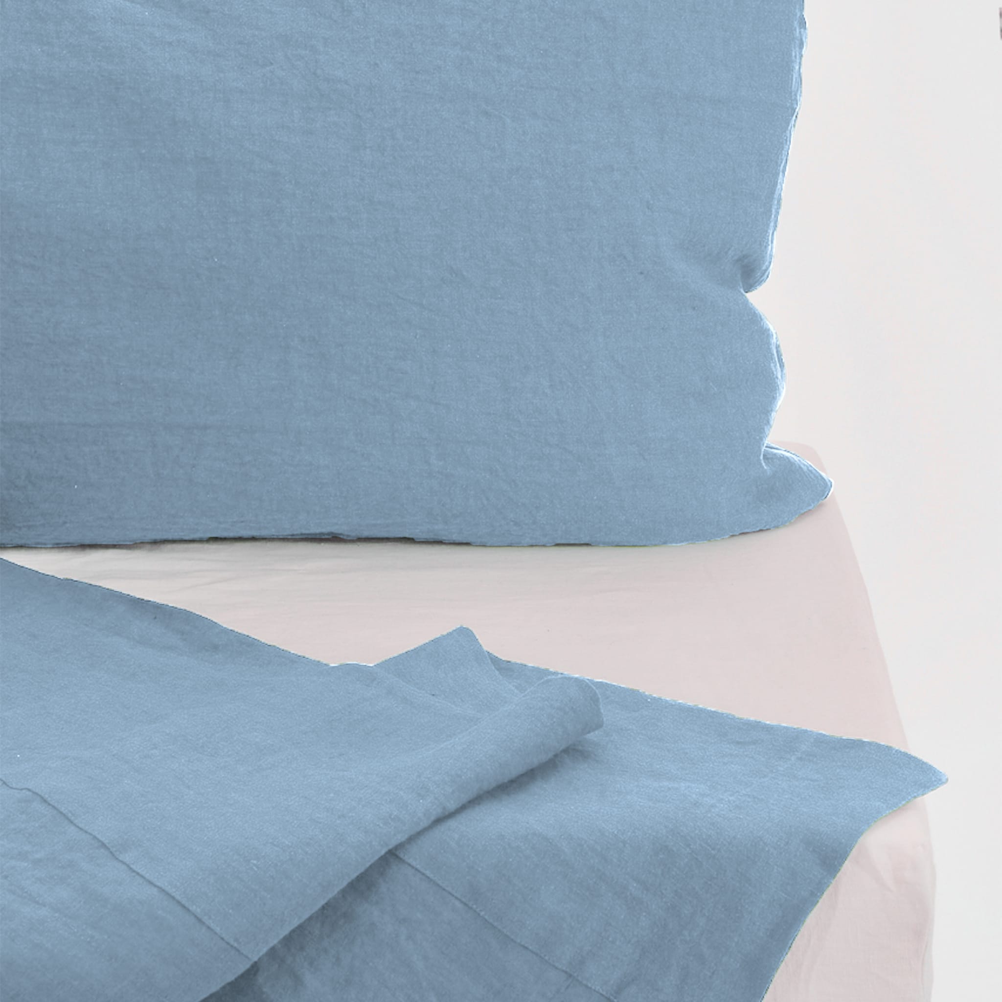 Ensemble de linge de lit d'été bleu clair - Vue alternative 1