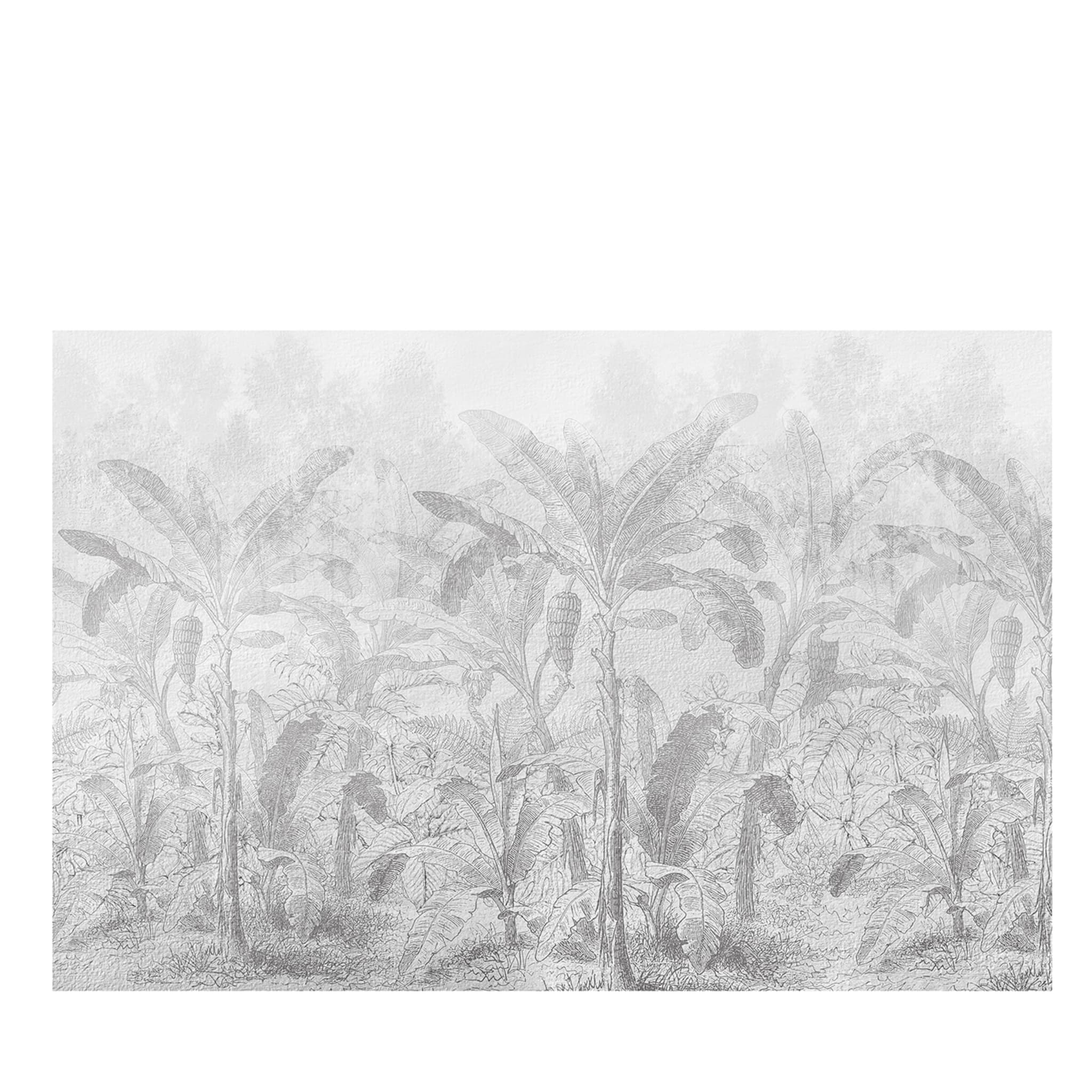 Papier peint texturé au crayon de la forêt tropicale - Vue principale